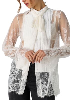 Free People Women's Bali Ophelia Tuxedo Top, XL