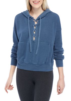 Free People Lace up Sweater | belk