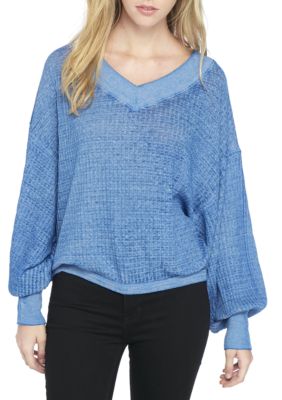 jessica simpson plus size susie textured sleeve sweatshir