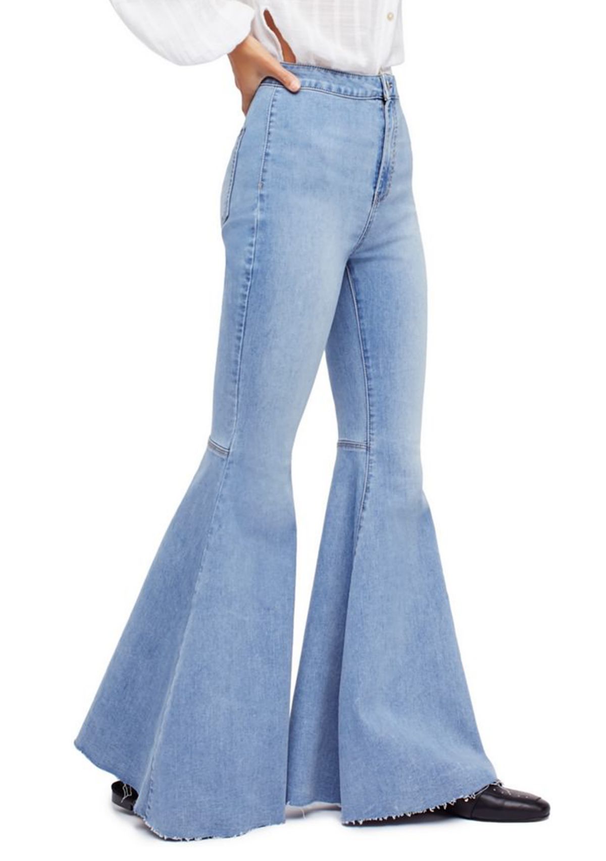 We The Free Just Float on Flare Jeans