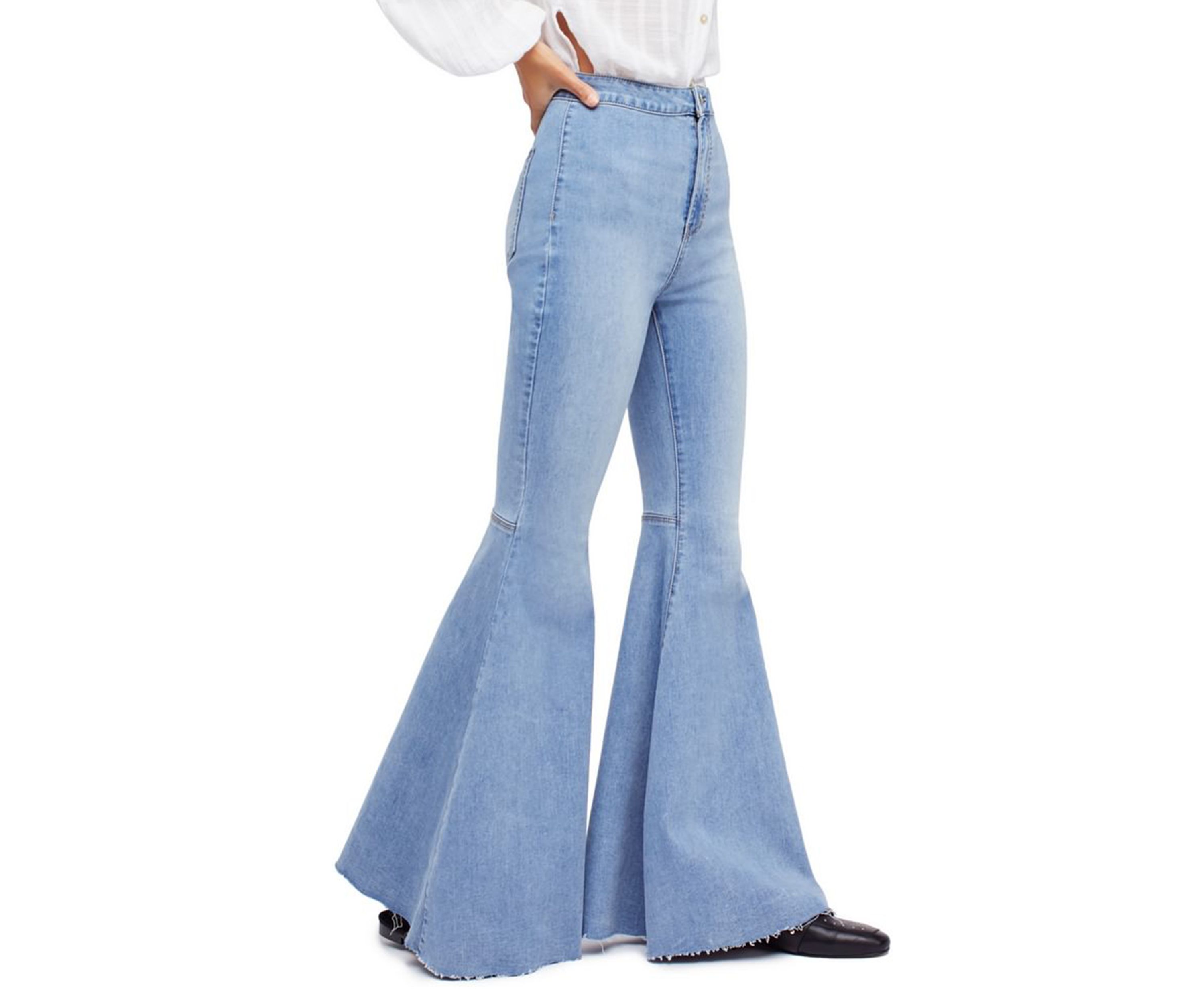 We The Free Just Float on Flare Jeans