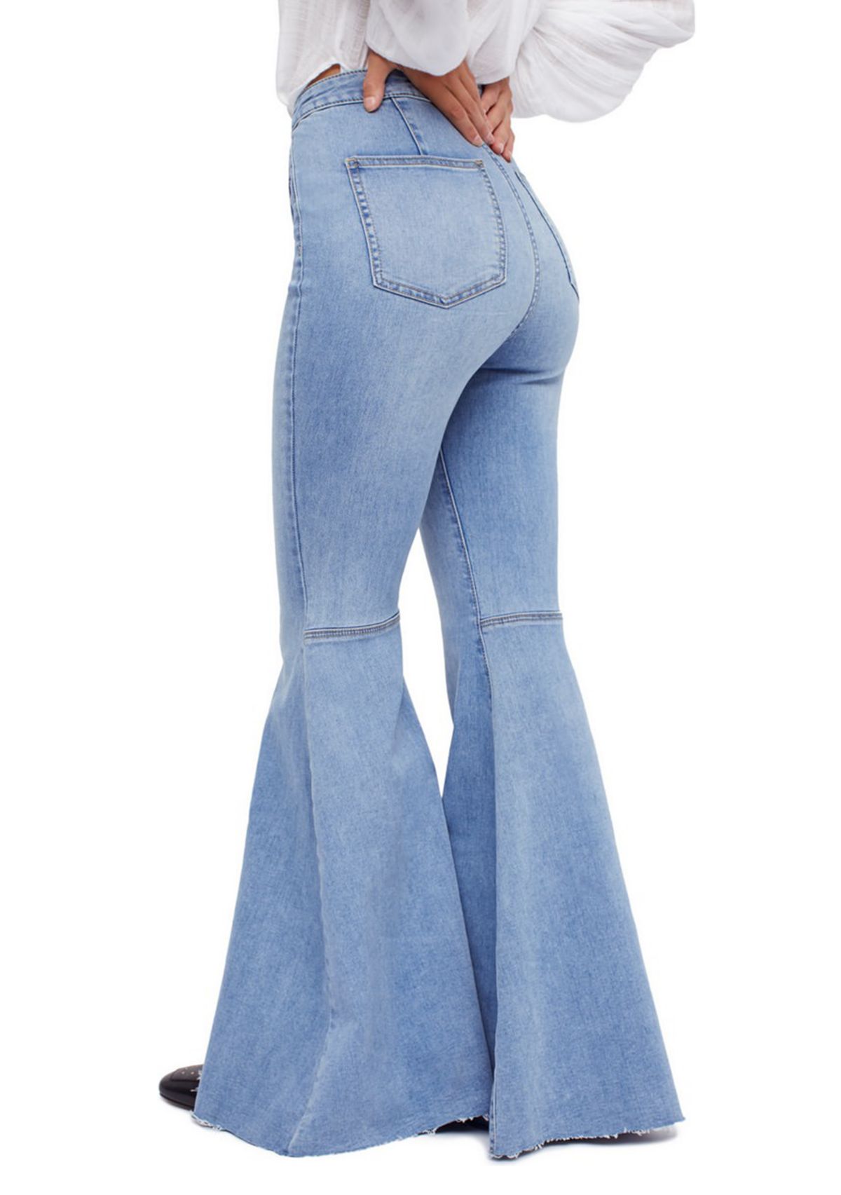 We The Free Just Float on Flare Jeans