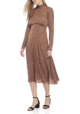 Download Free People Loveless Animal Print Midi Dress Belk