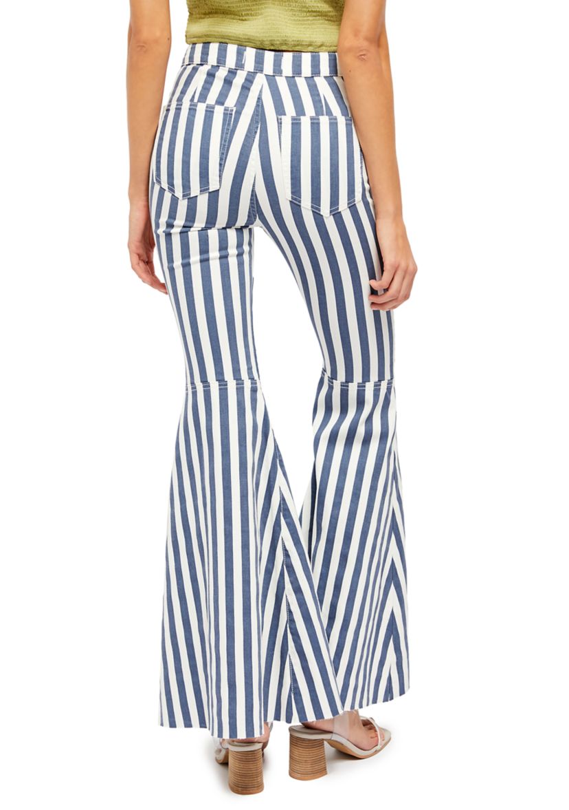 We the Free Just Float On Printed Flare Jeans