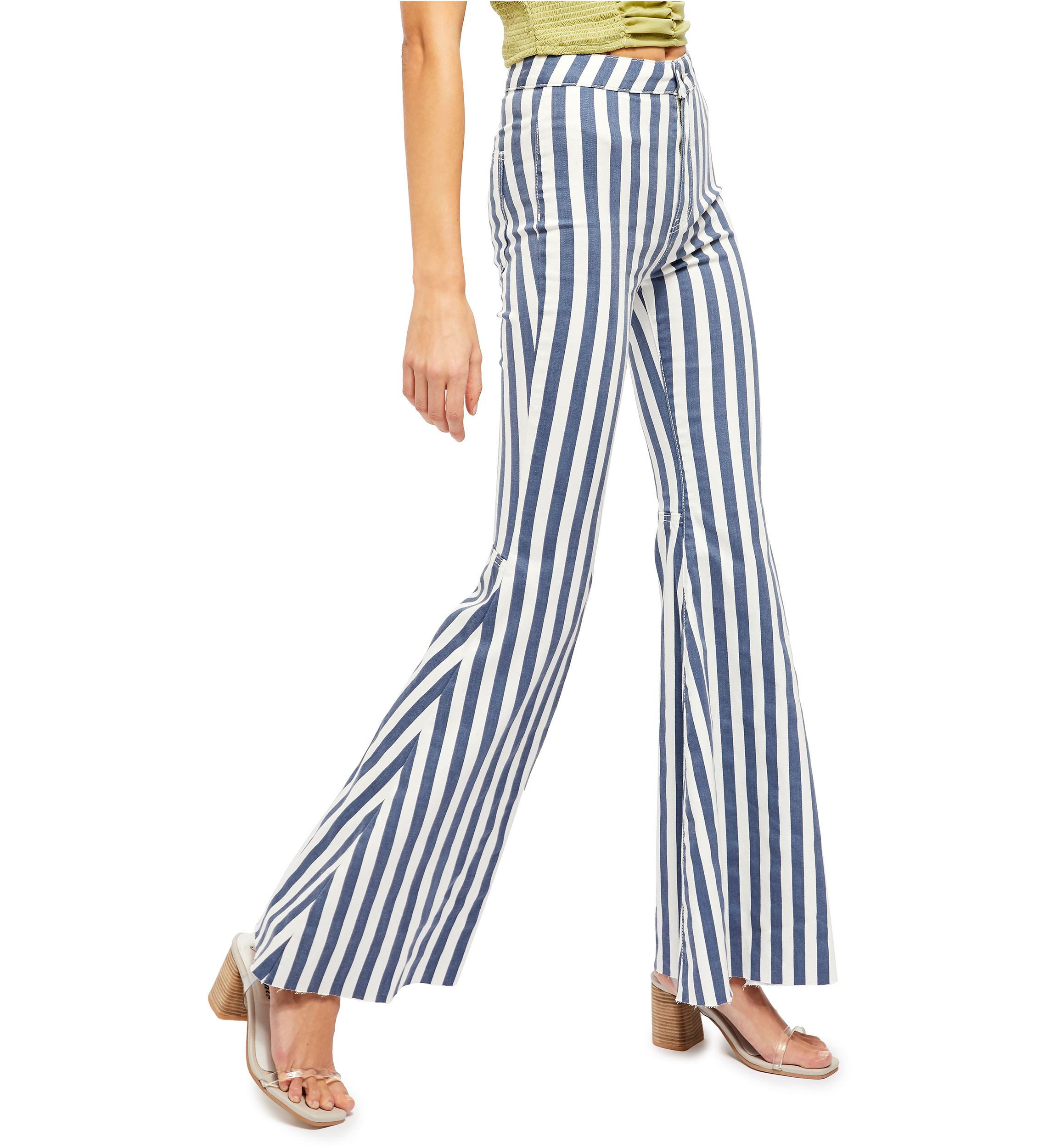 We the Free Just Float On Printed Flare Jeans