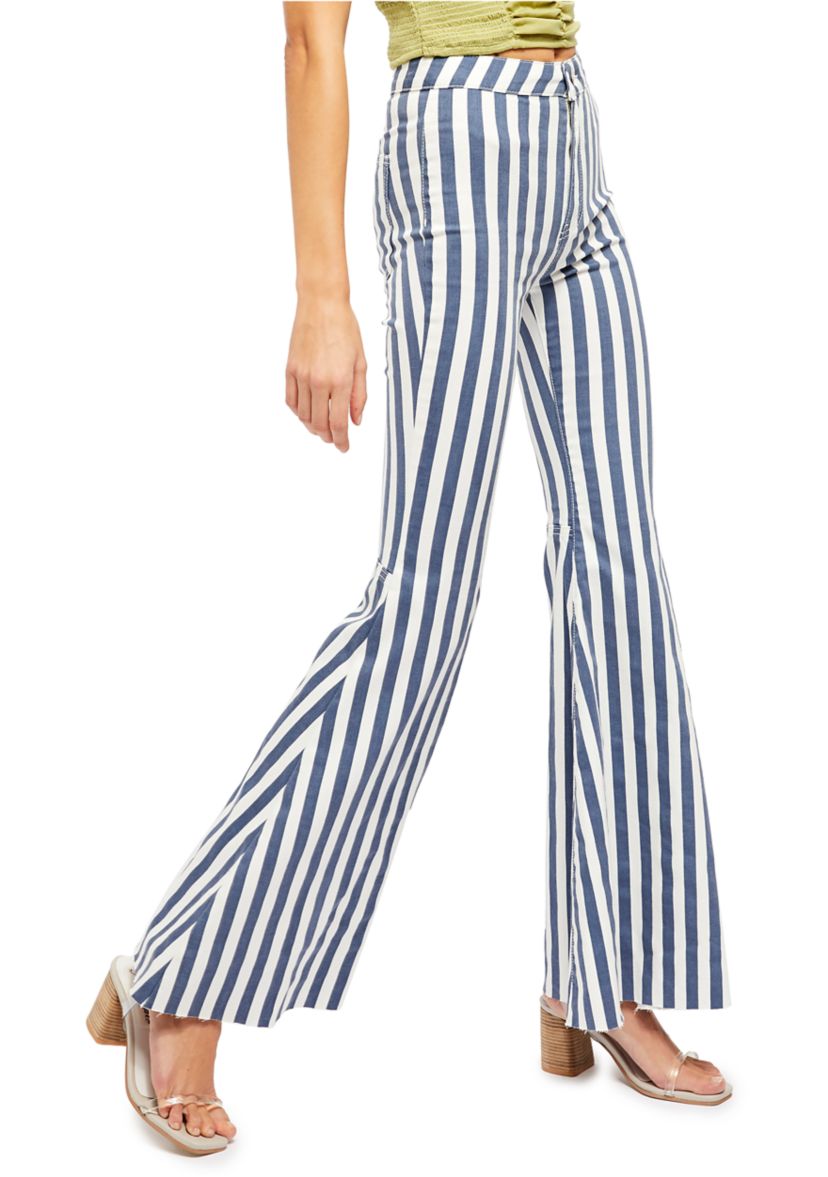 We the Free Just Float On Printed Flare Jeans