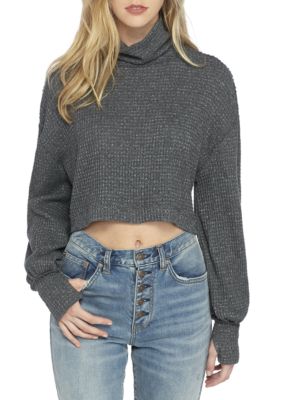 Free People Cropped Knit Turtleneck | belk