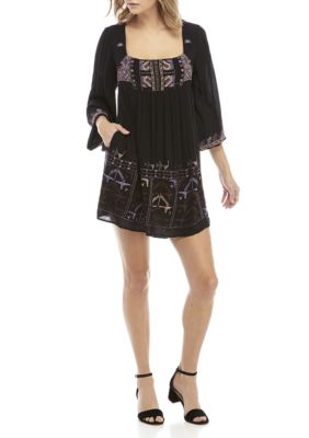 Free People Rhiannon Embroidered Mini Dress Belk