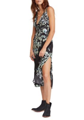 free people never too late maxi slip dres