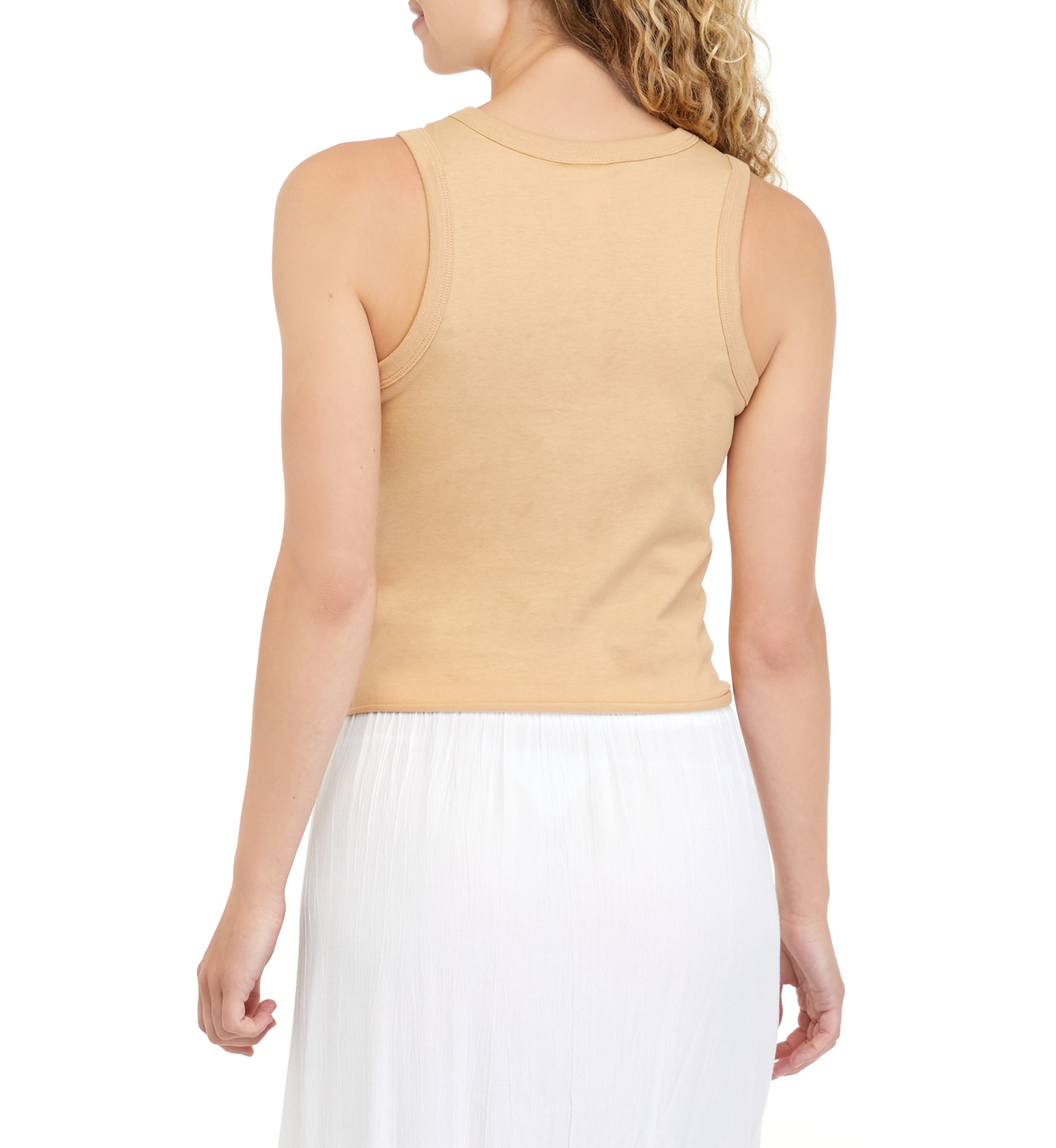 Juniors Sleeveless Tie Front Tank 