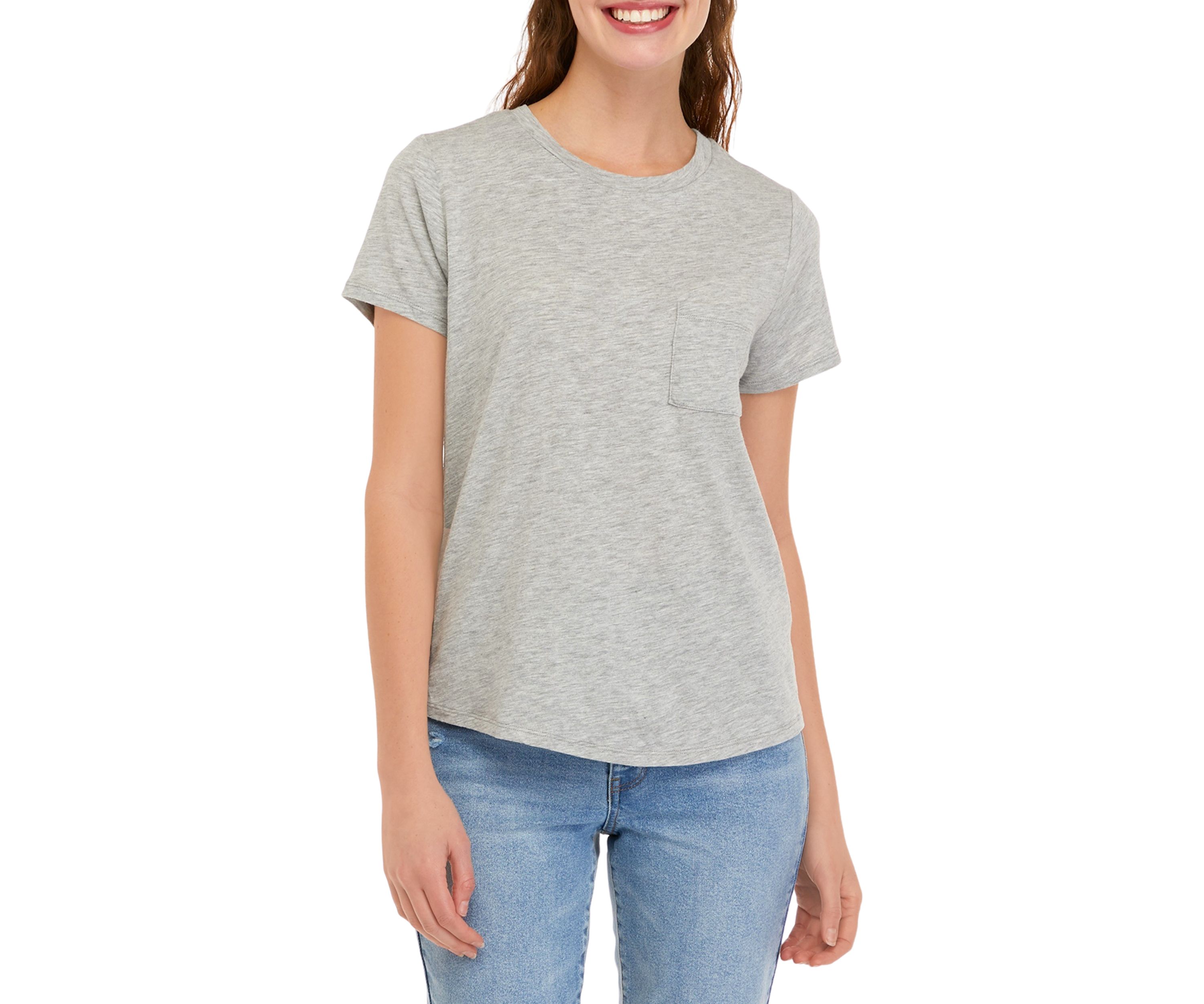 Juniors Short Sleeve Pocket T-Shirt 