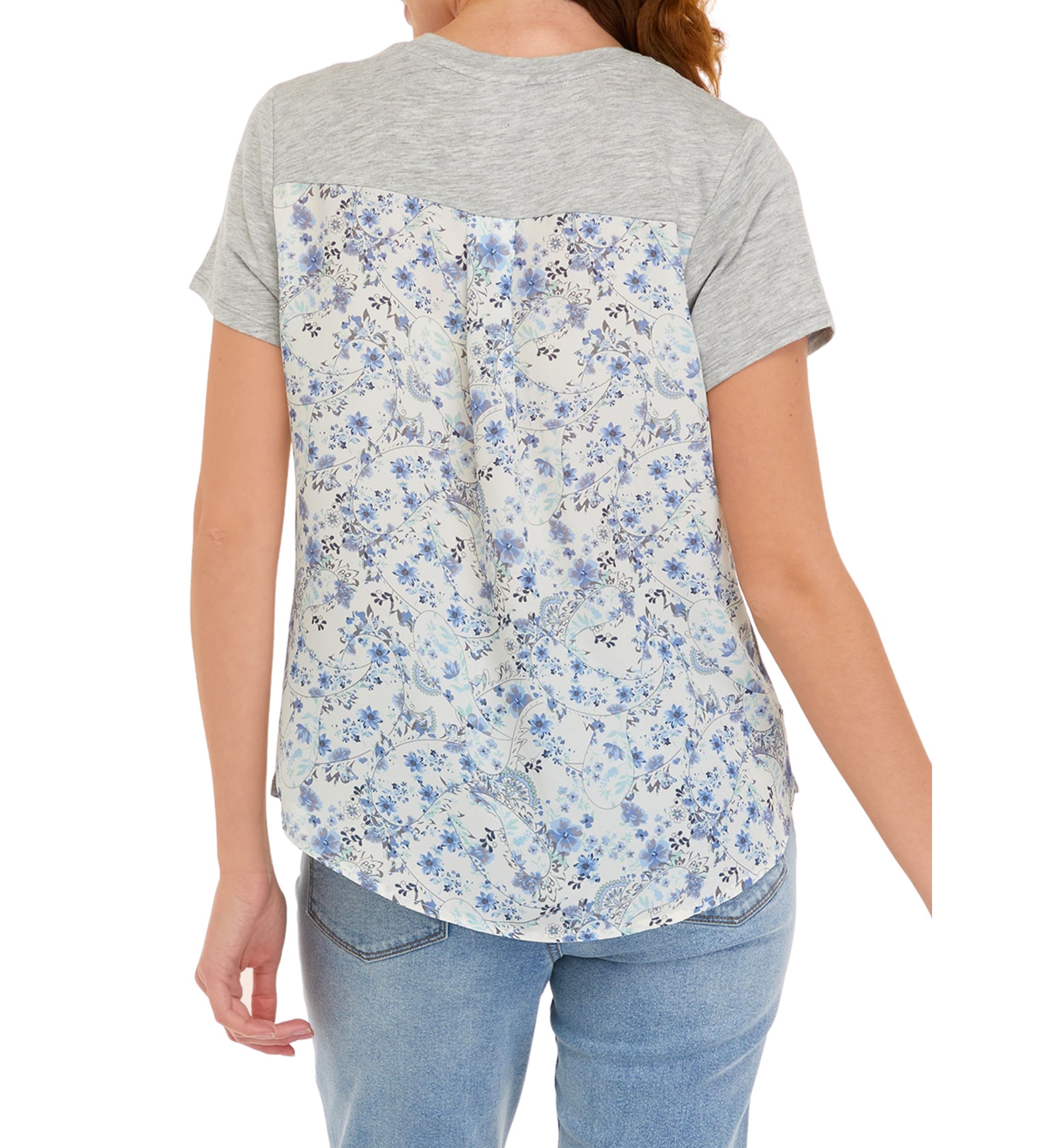 Juniors Short Sleeve Pocket T-Shirt 