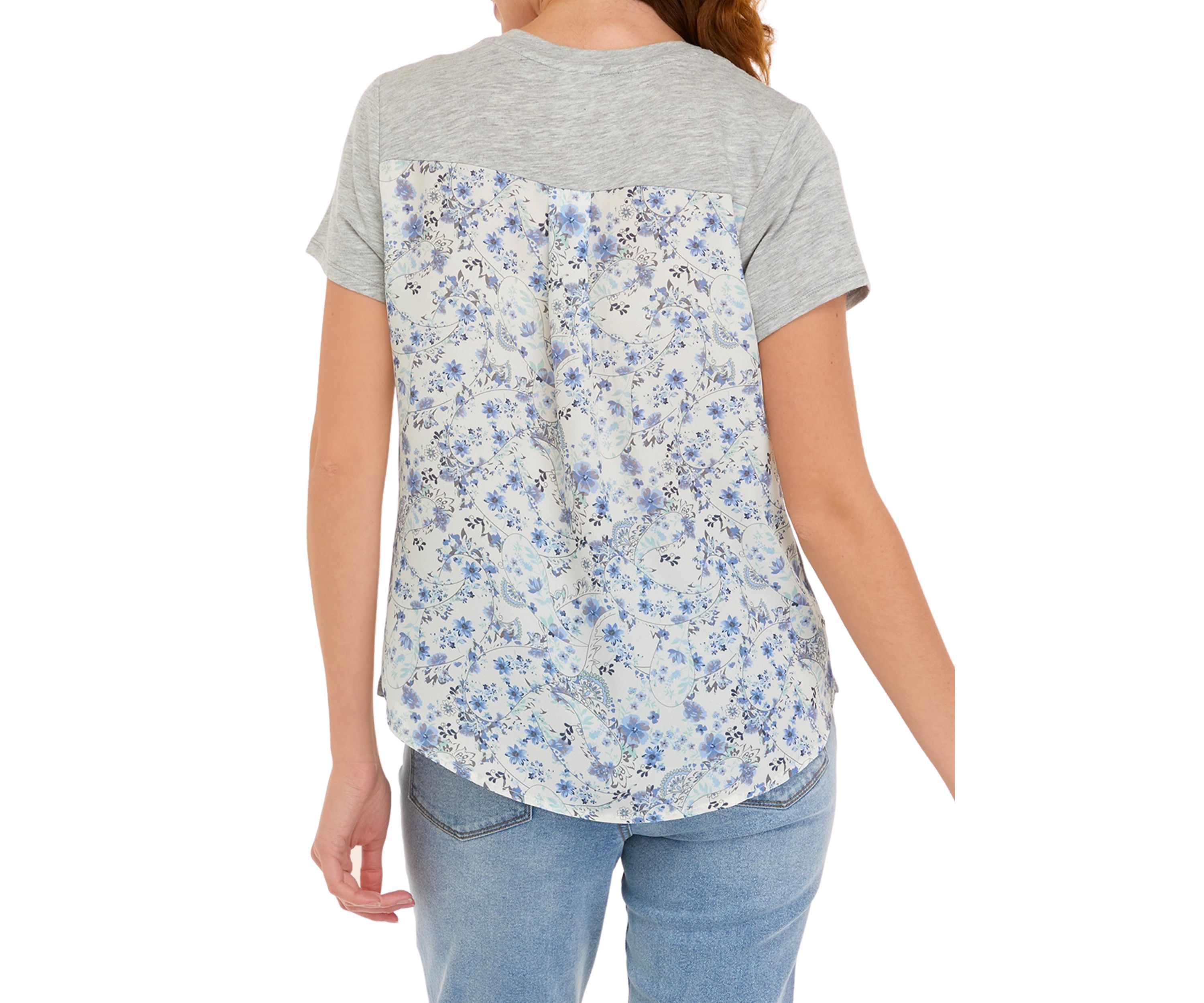 Juniors Short Sleeve Pocket T-Shirt 