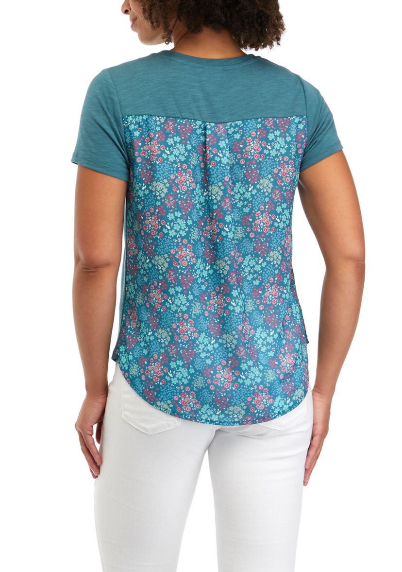   Juniors Short Sleeve Pocket T-Shirt 