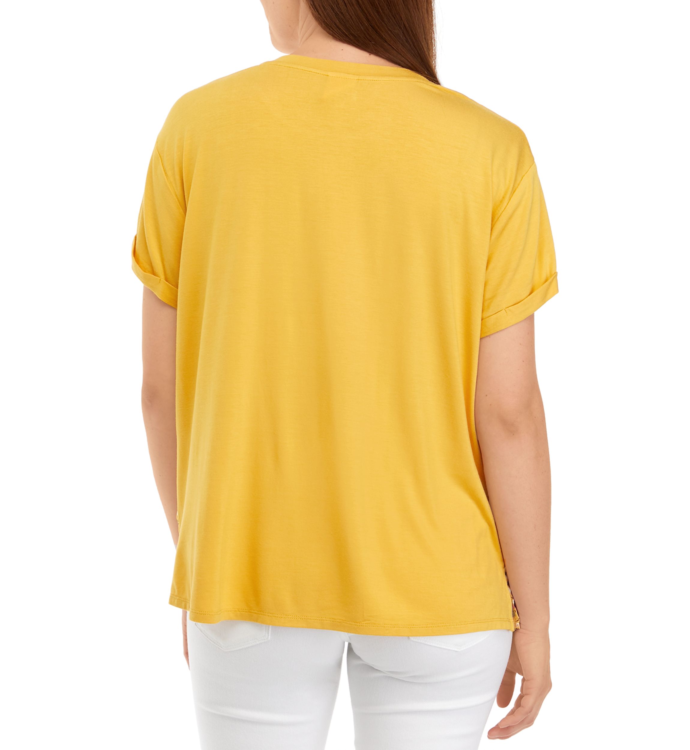 Juniors Floral Printed T-Shirt