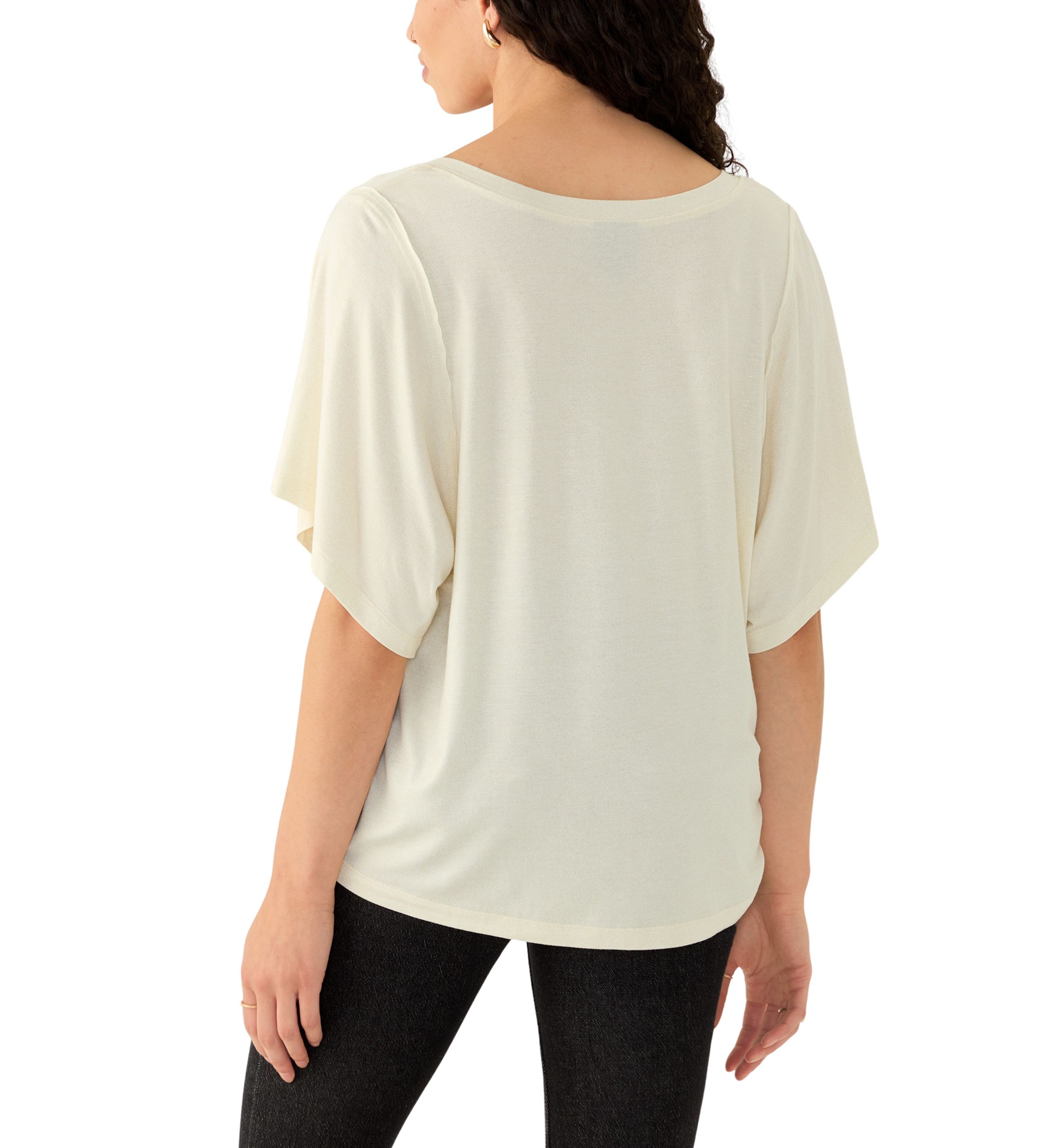 Womens Deconstructed Short Sleeve T-Shirt