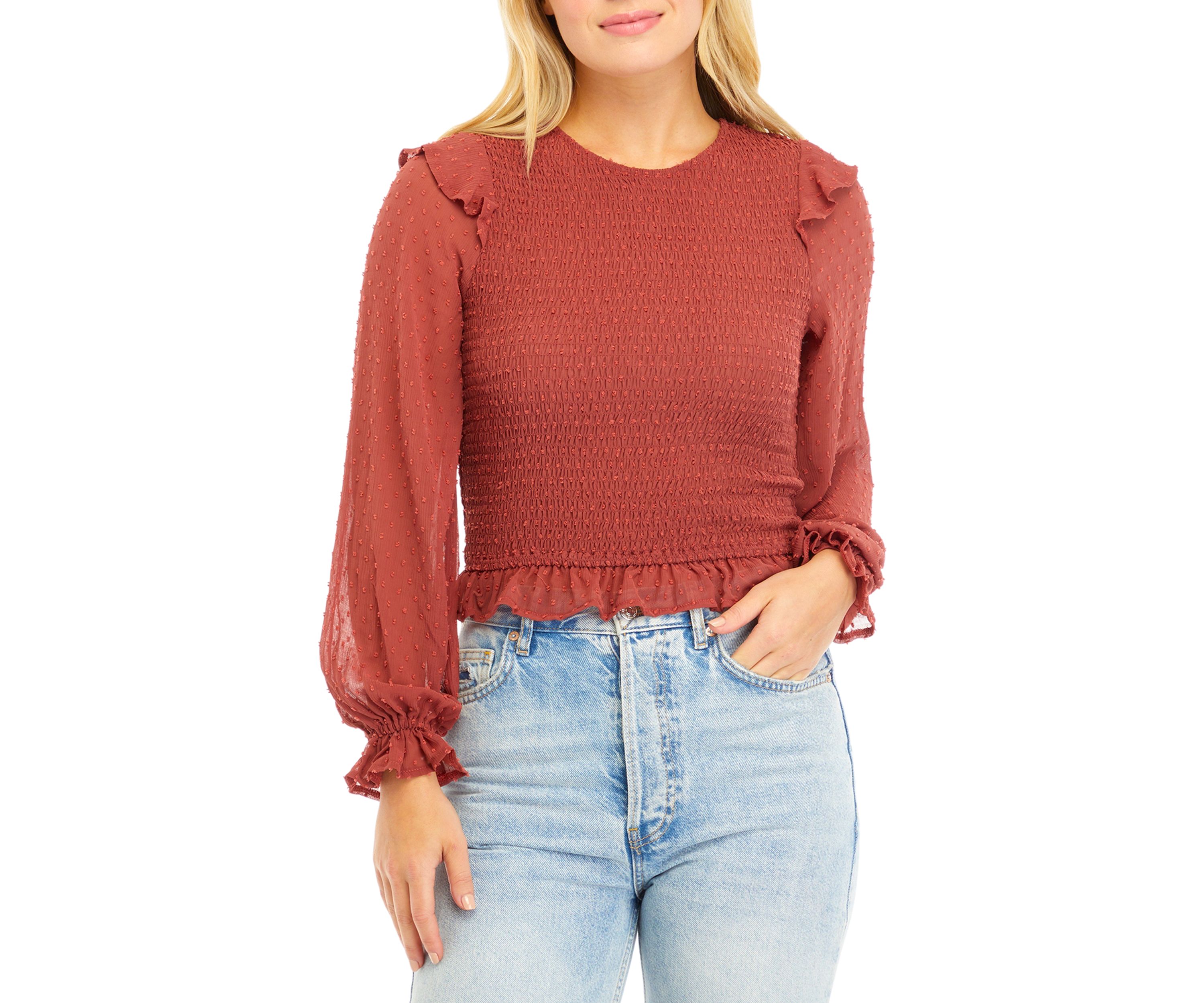 Womens Smocked Top 