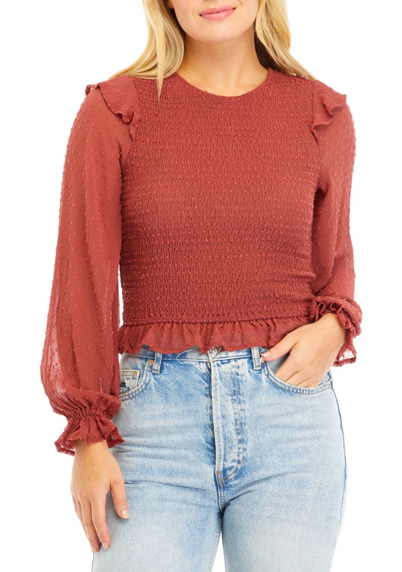 Womens Smocked Top 