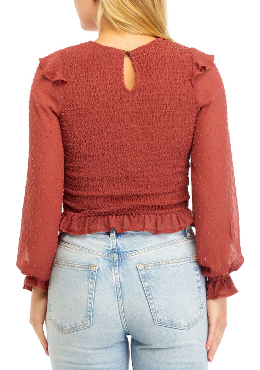 Womens Smocked Top 