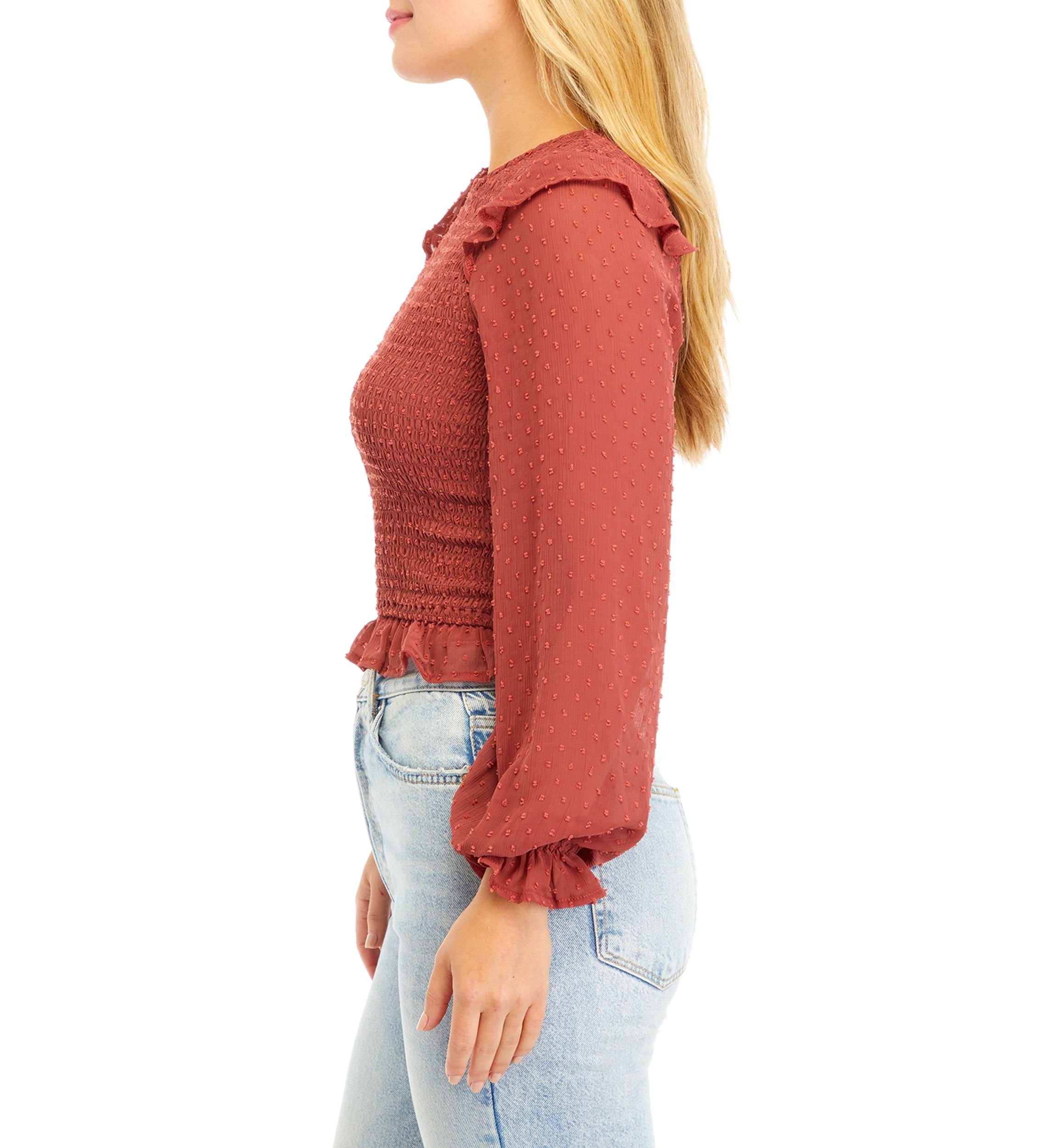 Womens Smocked Top 