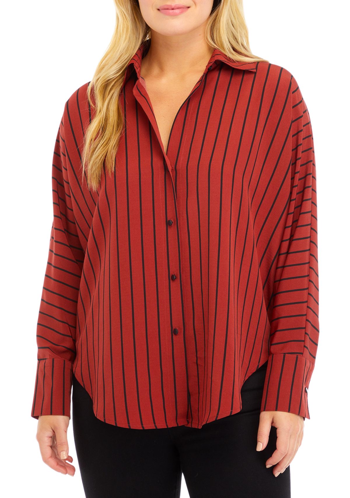  Womens Dolman Sleeve Shirttail Hem Top 
