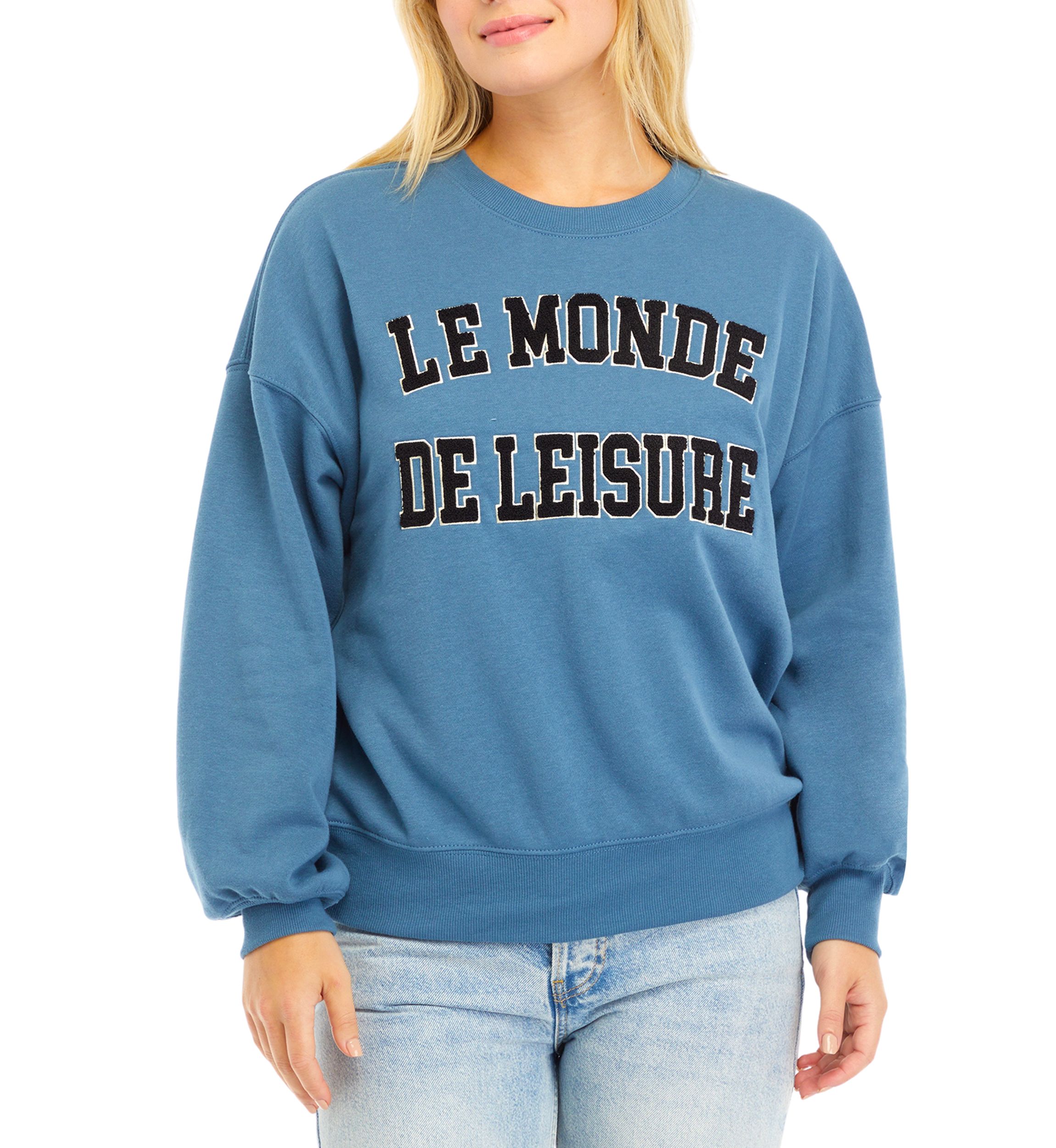 Womens Le Monde Graphic Pullover