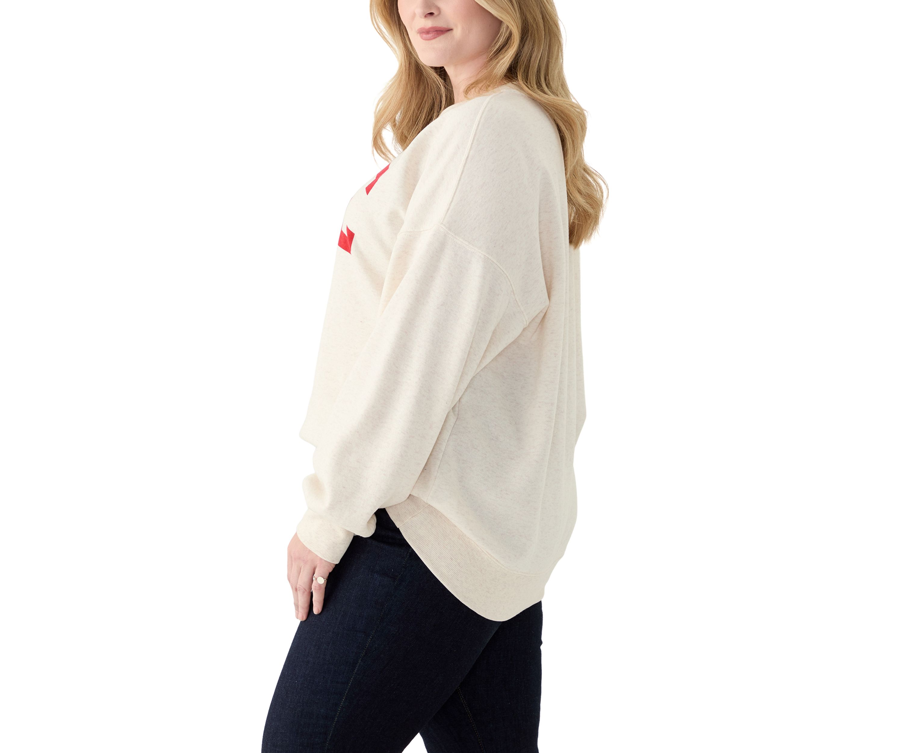 Plus Size NYC Crew Neck Sweatshirt