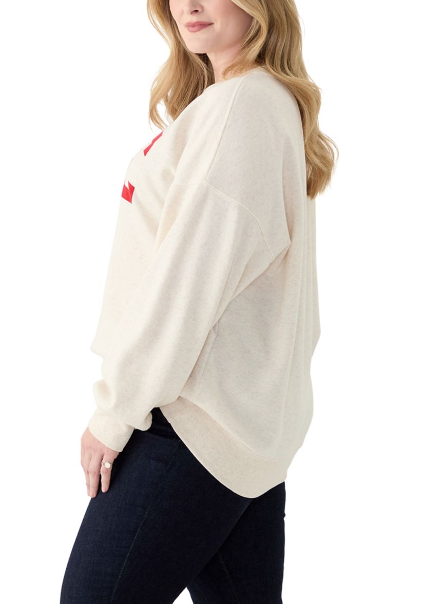 Plus Size NYC Crew Neck Sweatshirt