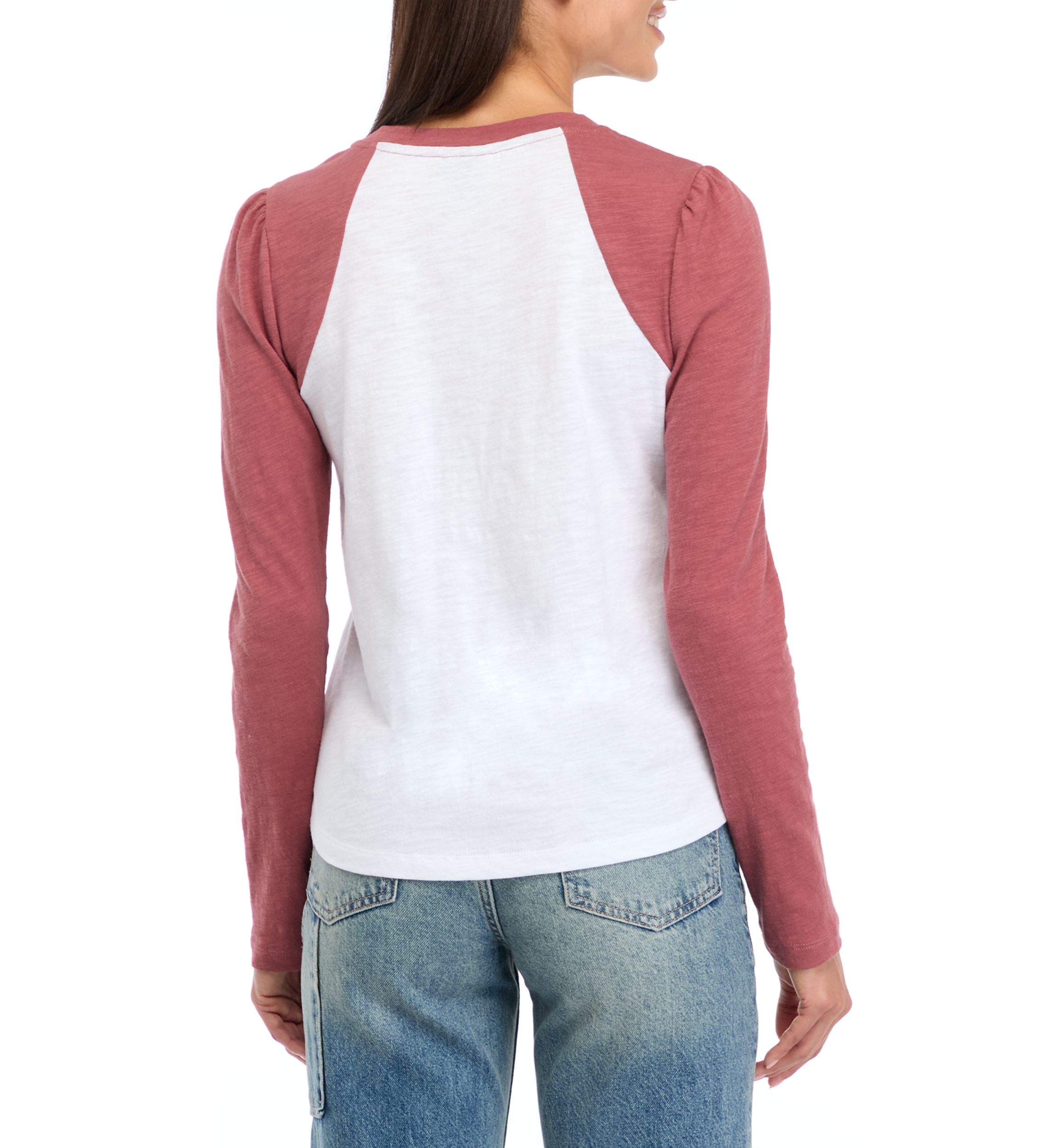 Womens Long Sleeve Baseball T-Shirt