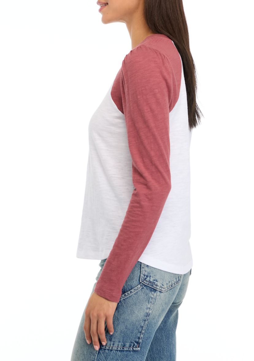 Womens Long Sleeve Baseball T-Shirt