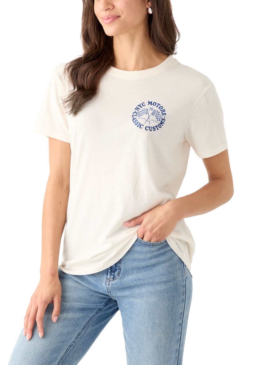 Womens NYC Motors Graphic T-Shirt