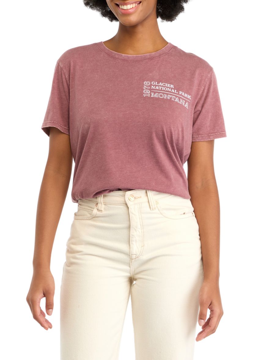 Womens Glacier National Park Graphic T-Shirt