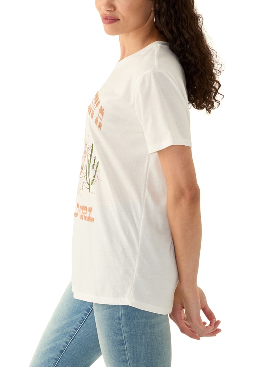 Womens Shoulda Been a Cowgirl Graphic T-Shirt