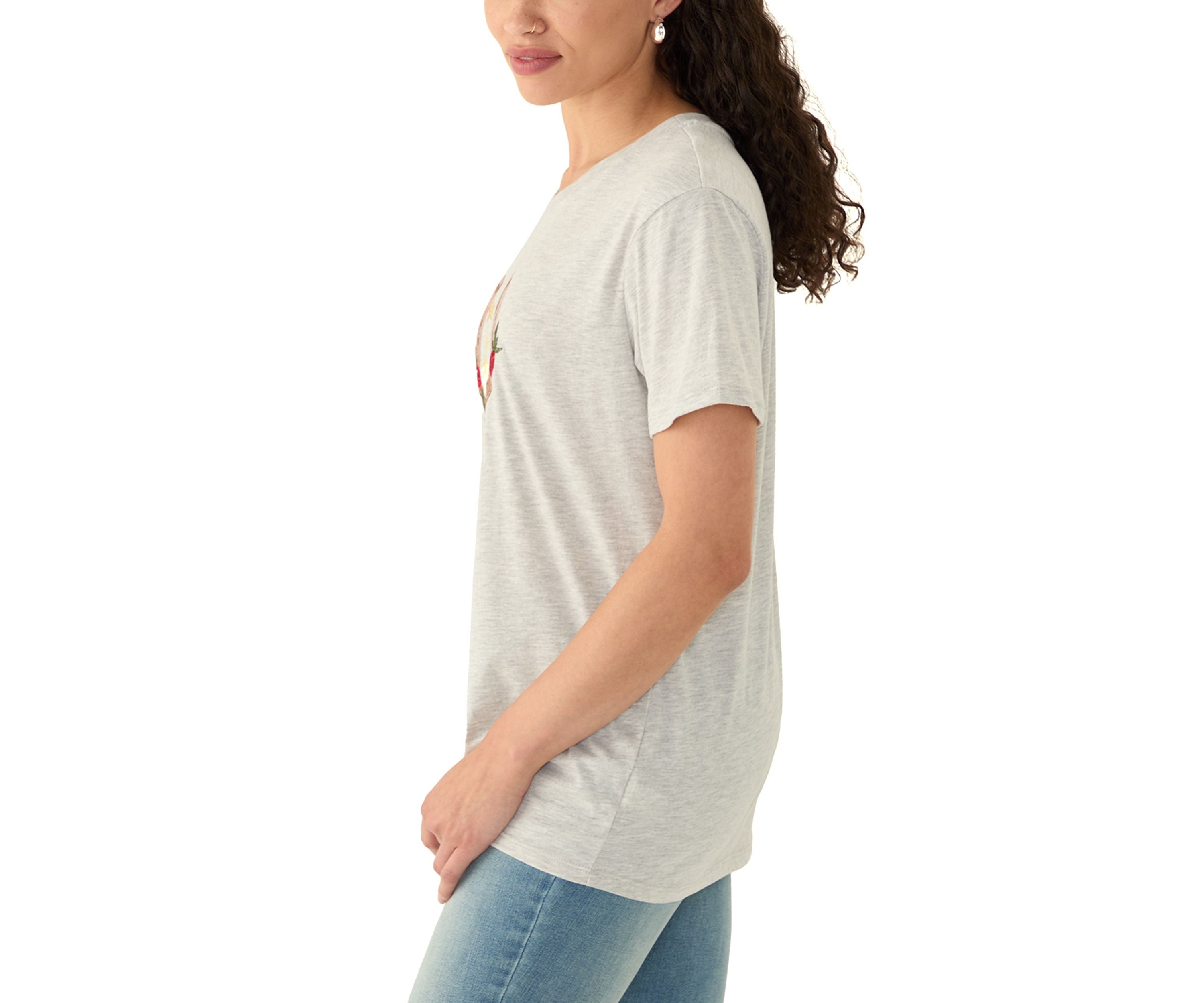 Womens Horseshoe Graphic T-Shirt
