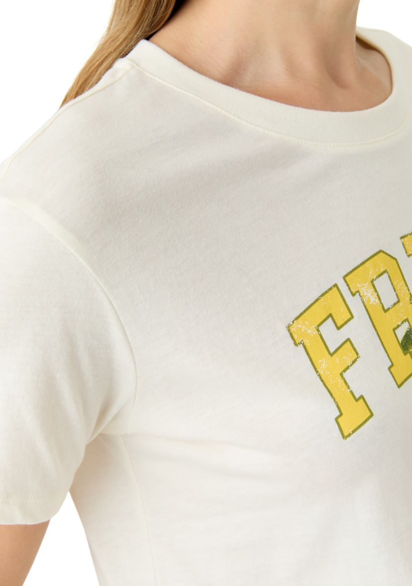 Womens Fresh Lemons Oversized Graphic T-Shirt