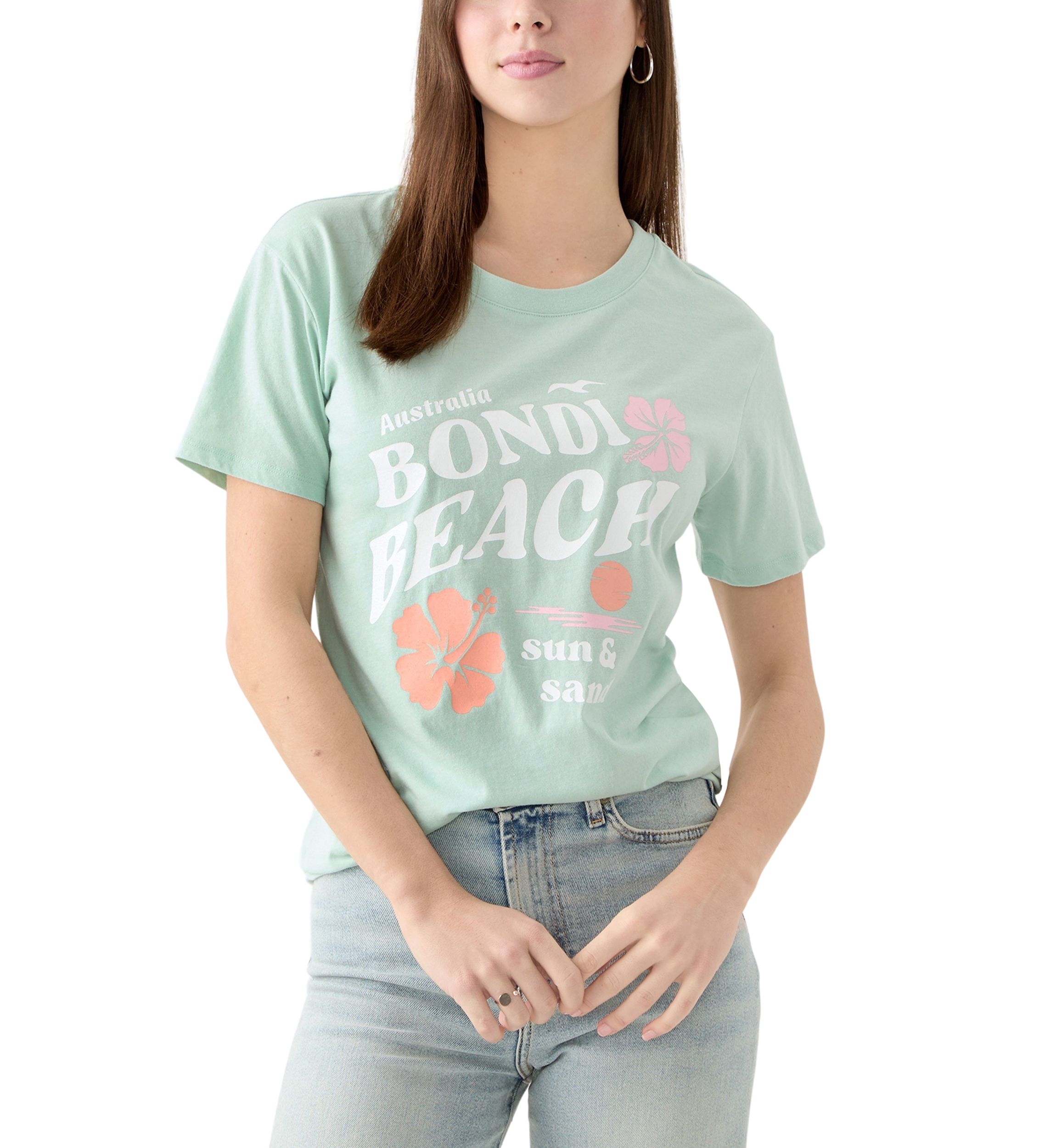 Womens Bondi Beach Graphic T-Shirt