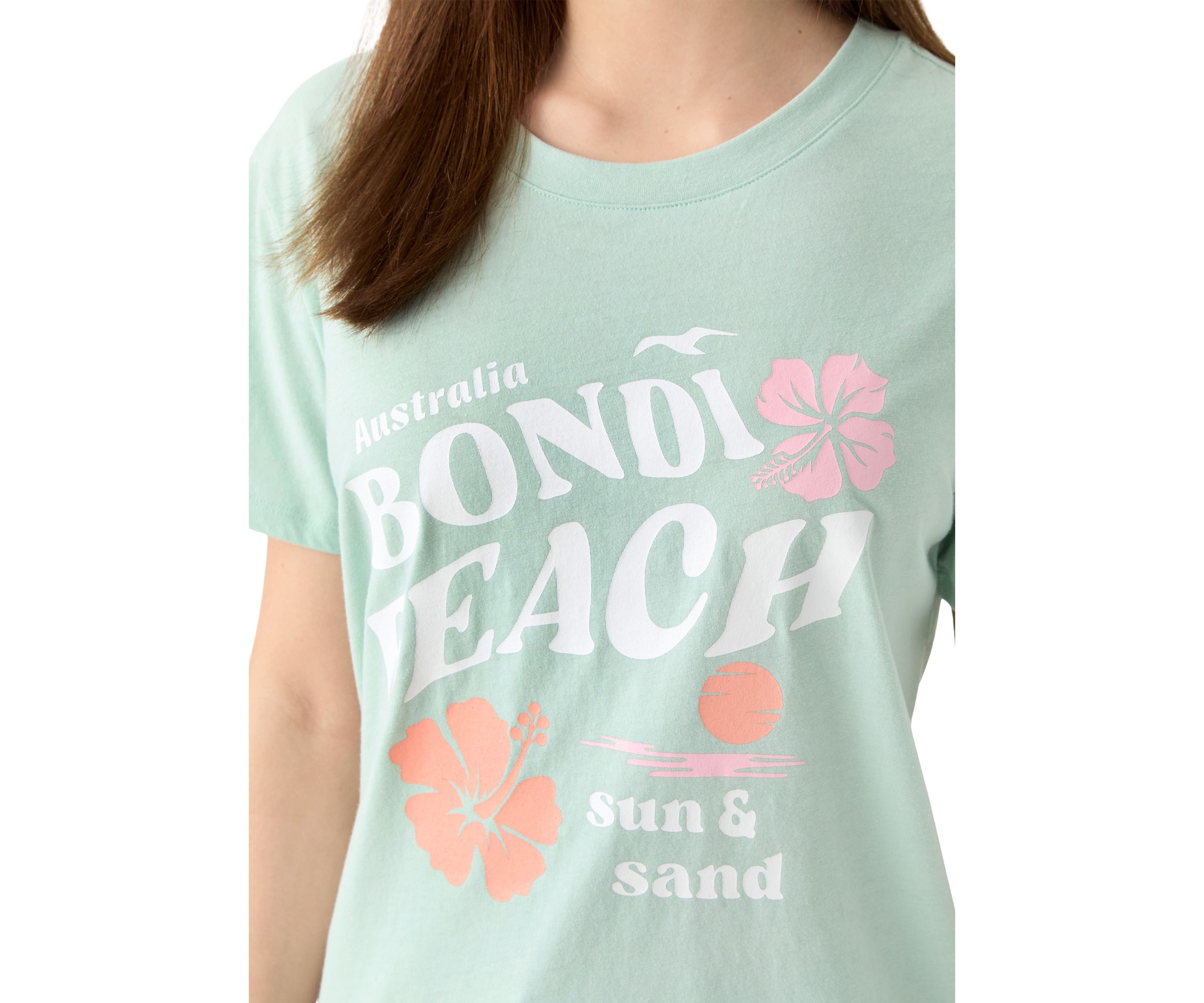 Womens Bondi Beach Graphic T-Shirt
