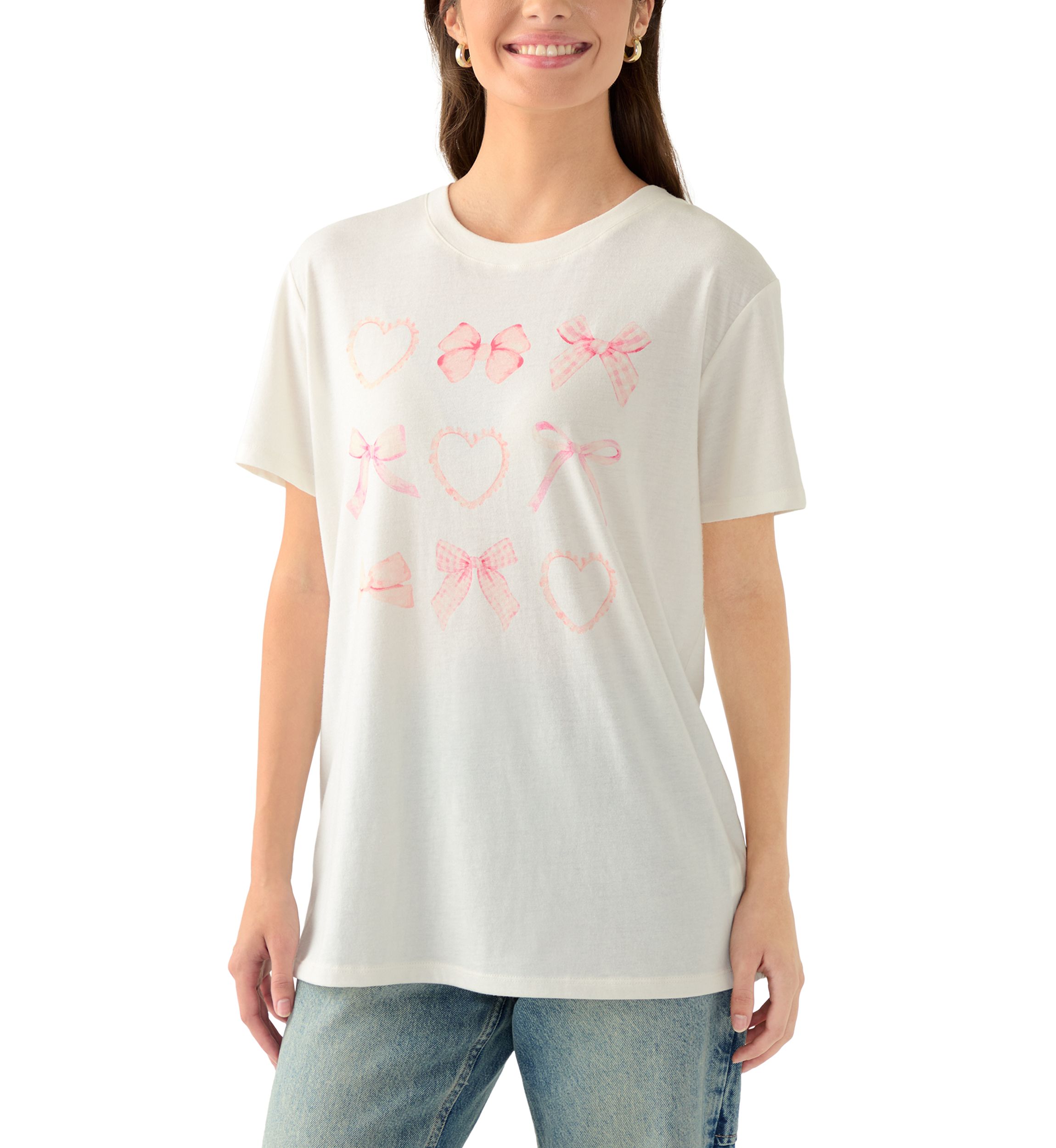 Womens Bow Front T-Shirt