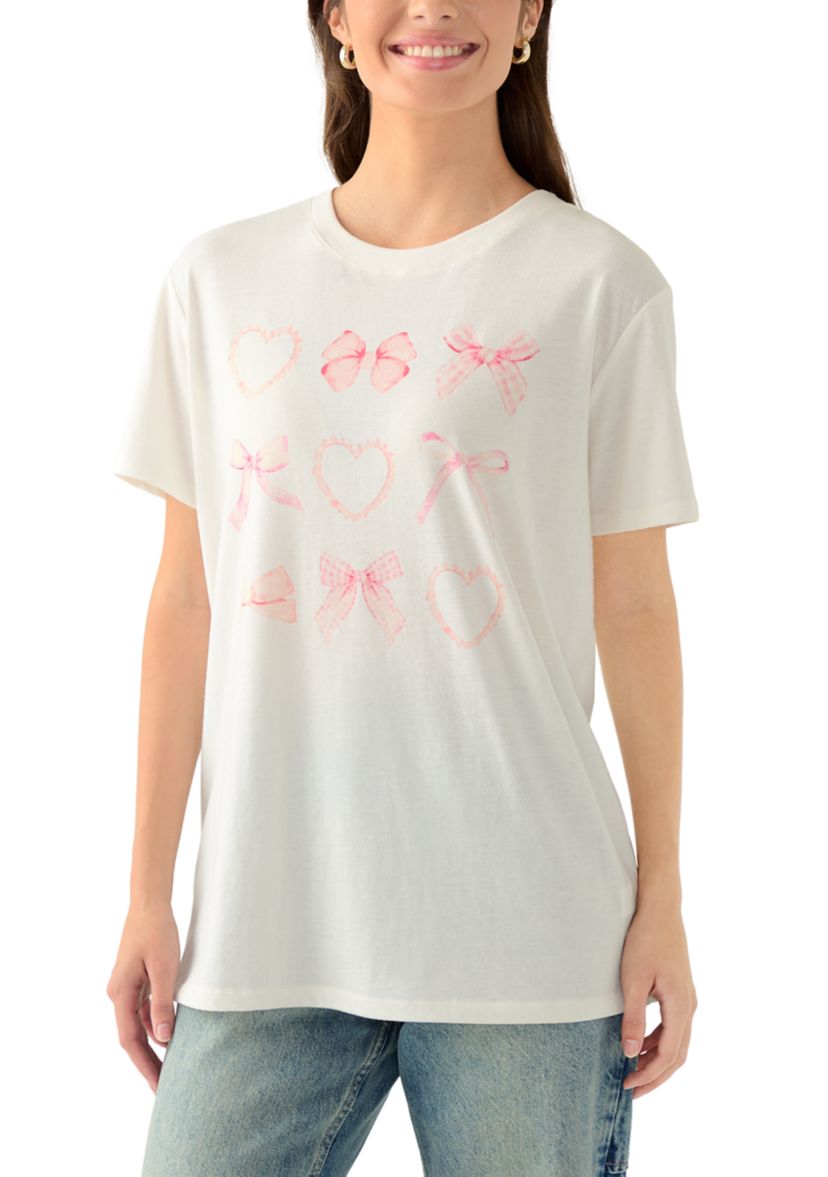 Womens Bow Front T-Shirt