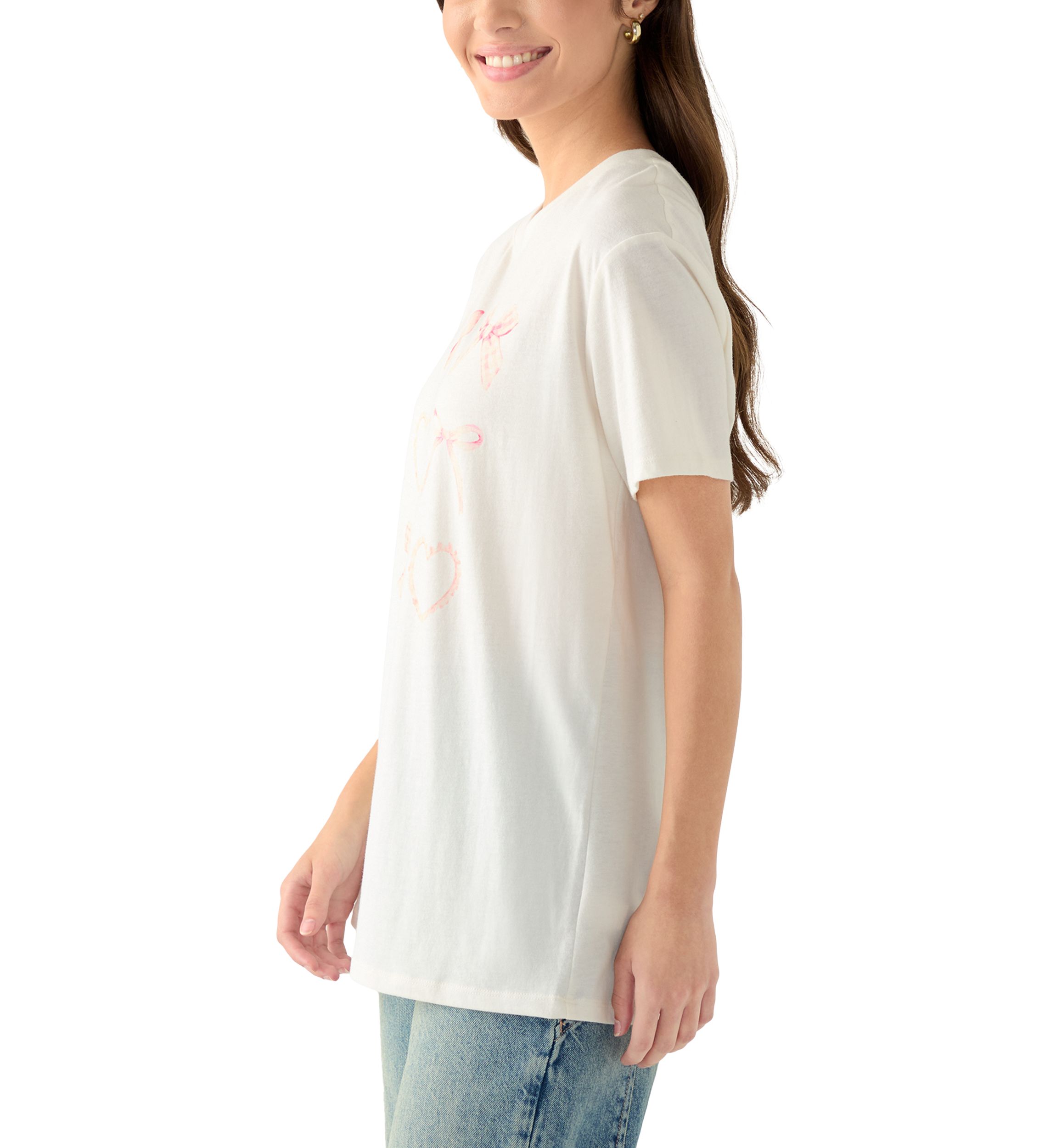 Womens Bow Front T-Shirt