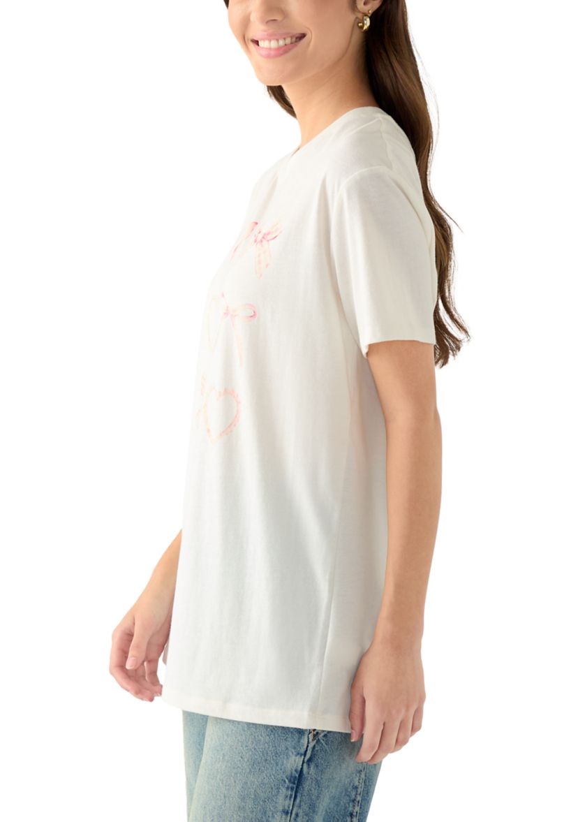 Womens Bow Front T-Shirt