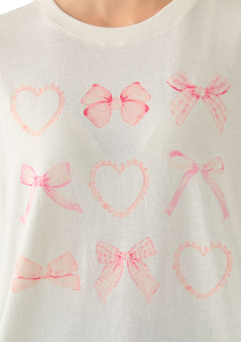 Womens Bow Front T-Shirt