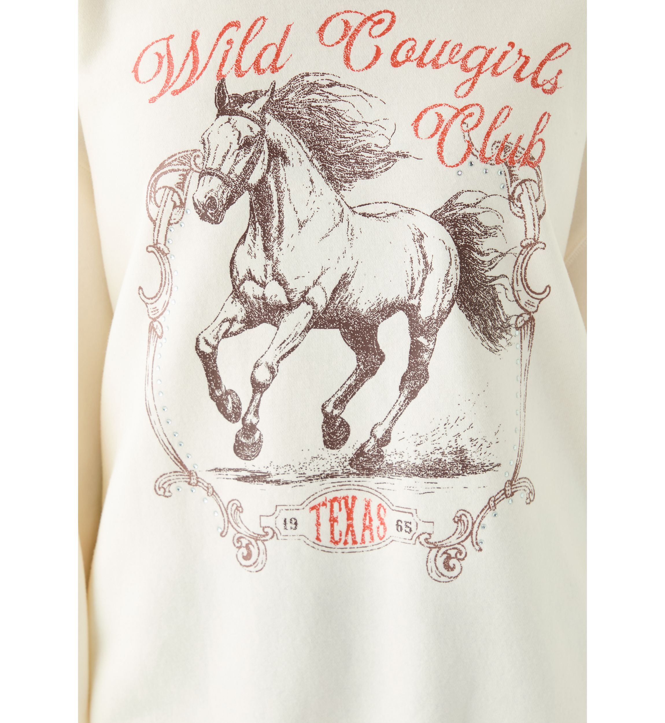 Womens Wild Cowgirl Club Sweatshirt