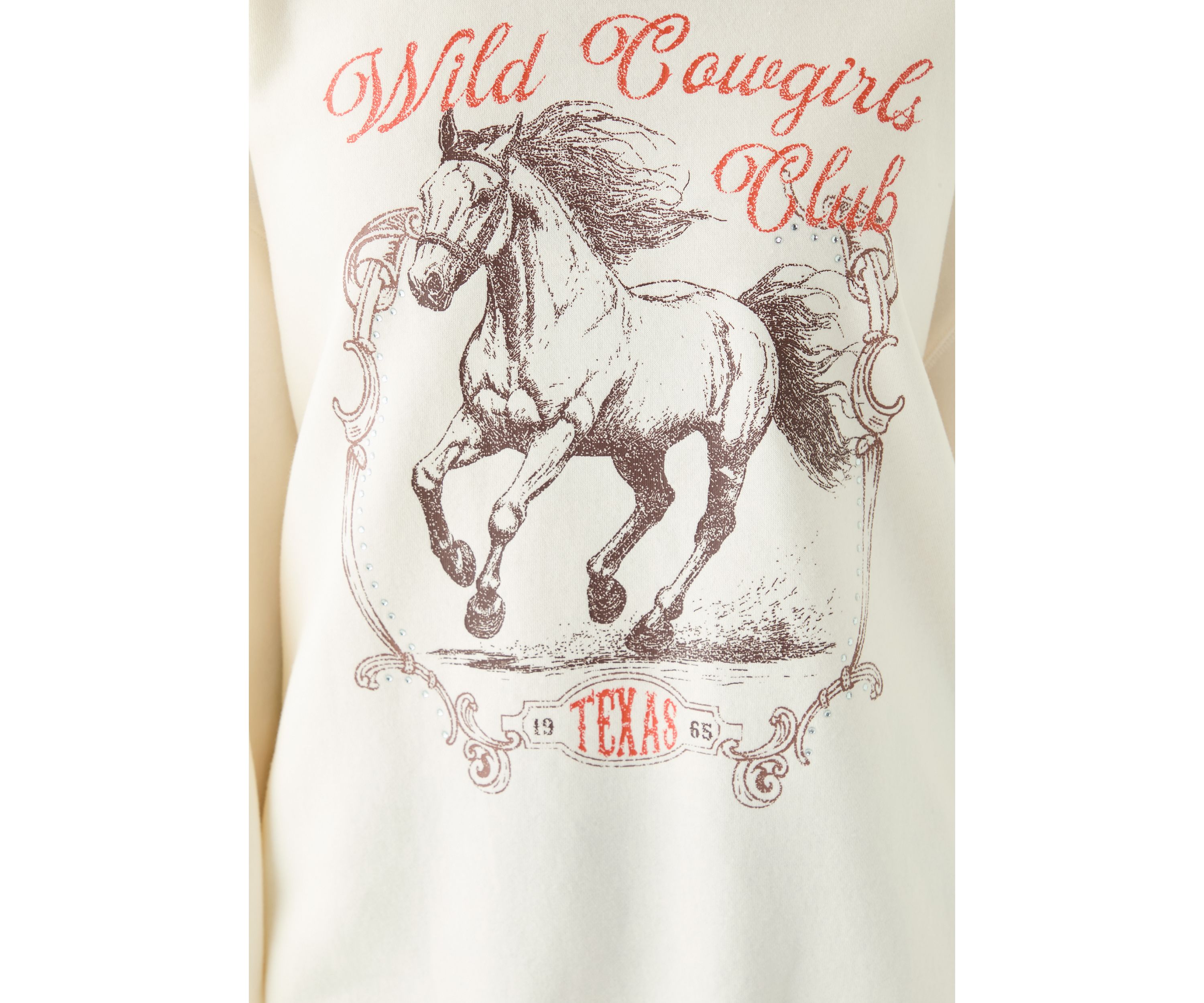 Womens Wild Cowgirl Club Sweatshirt
