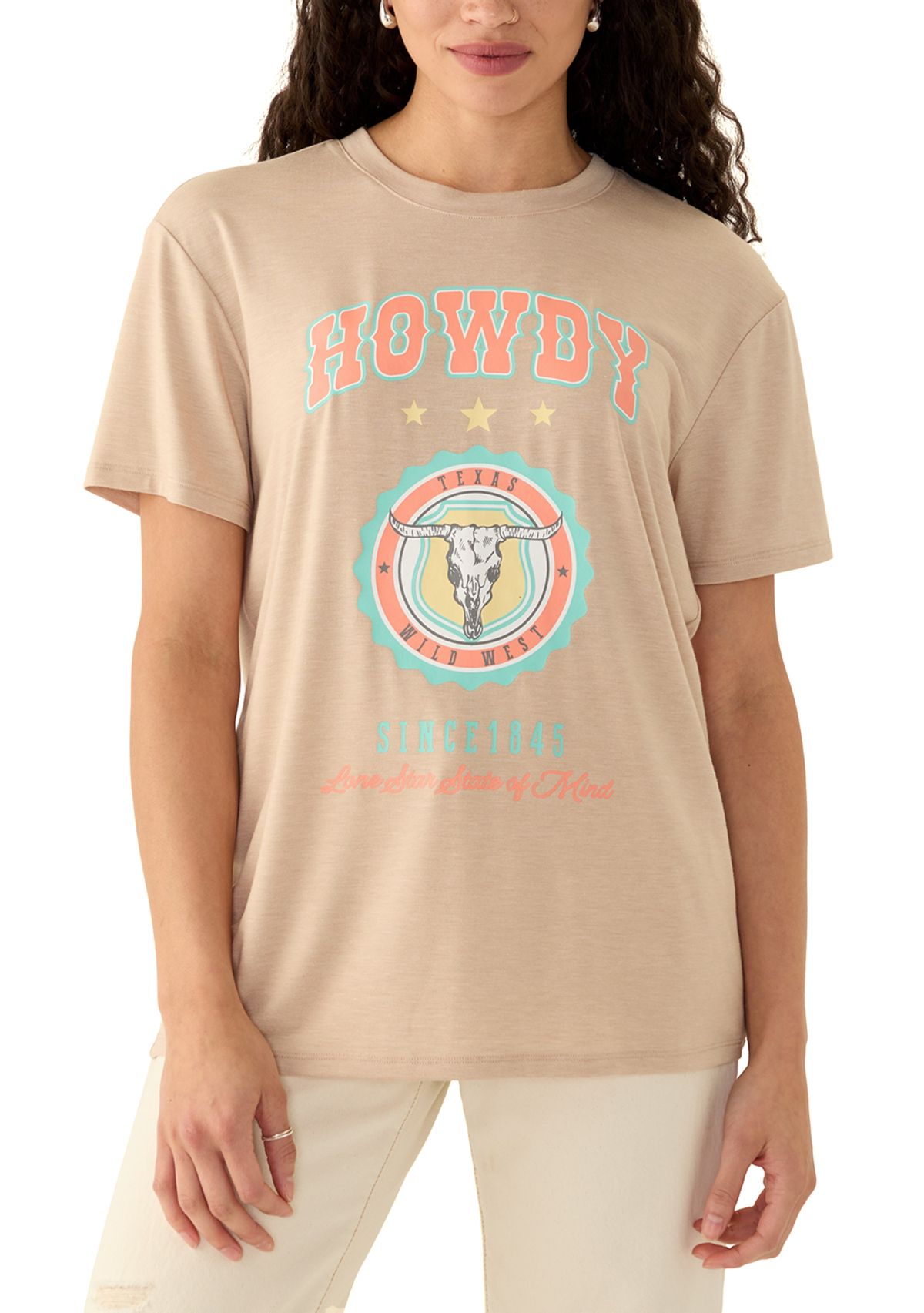 Womens Howdy Graphic T-Shirt