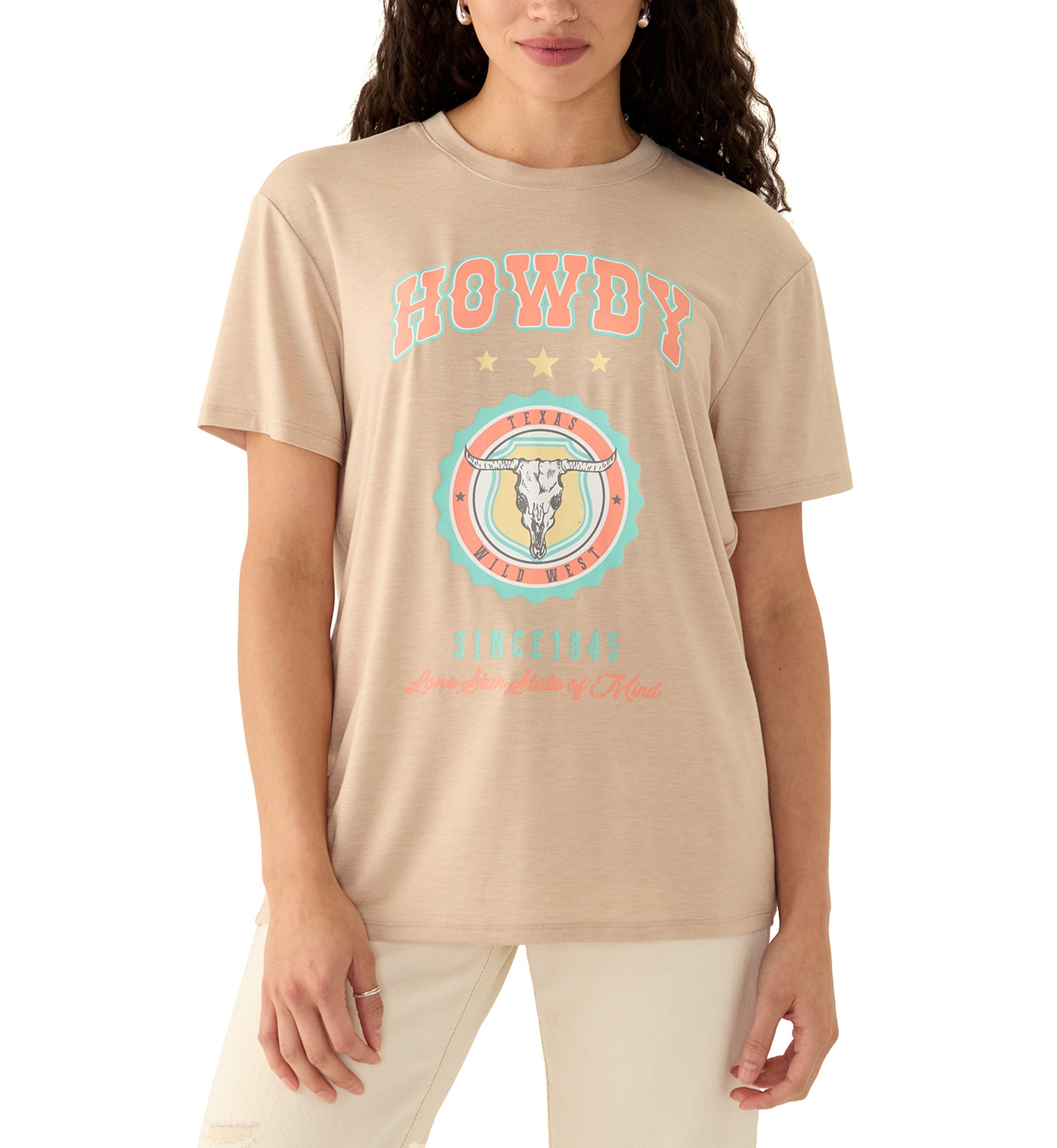 Womens Howdy Graphic T-Shirt