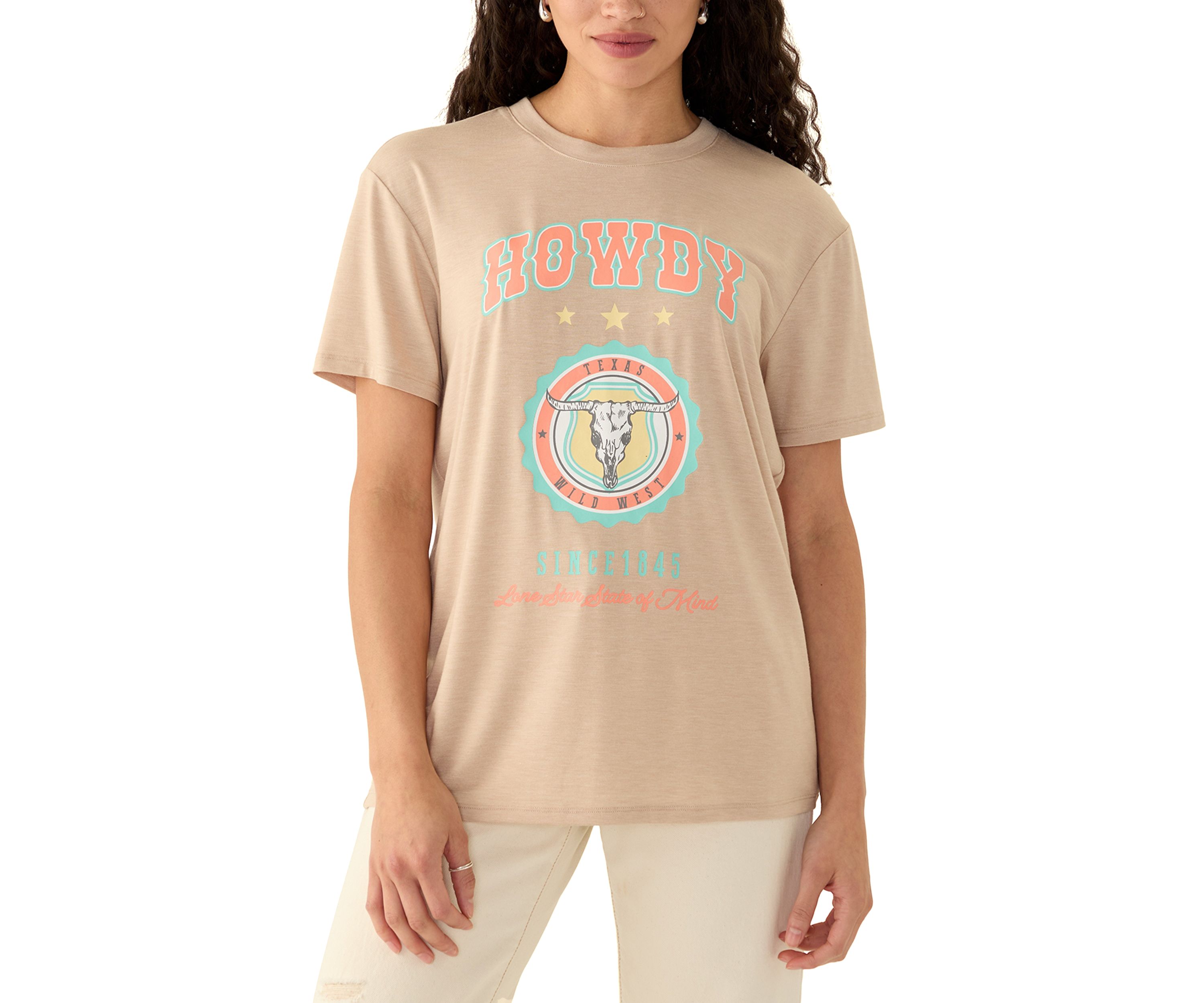 Womens Howdy Graphic T-Shirt
