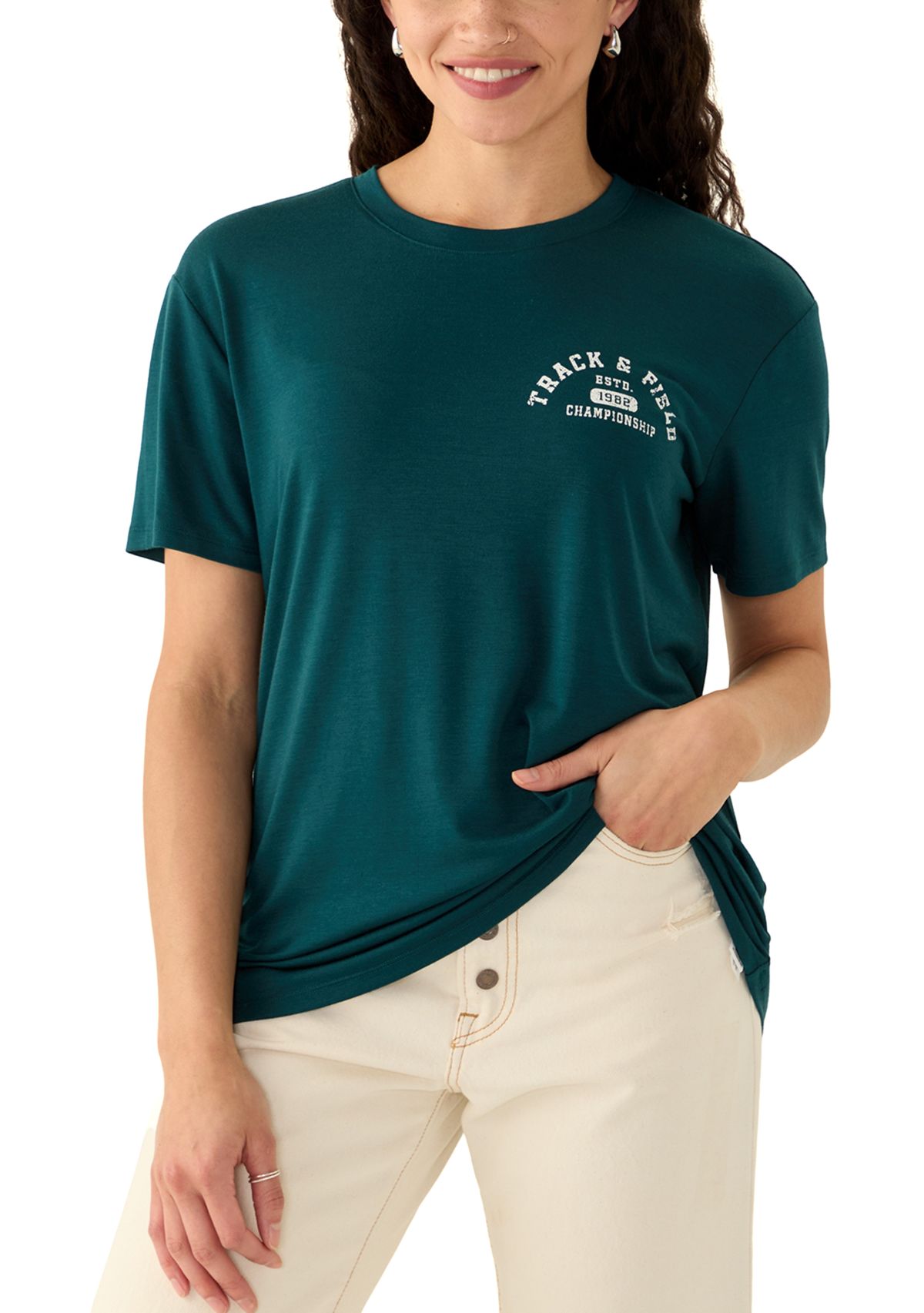 Womens Track Field Logo T-Shirt
