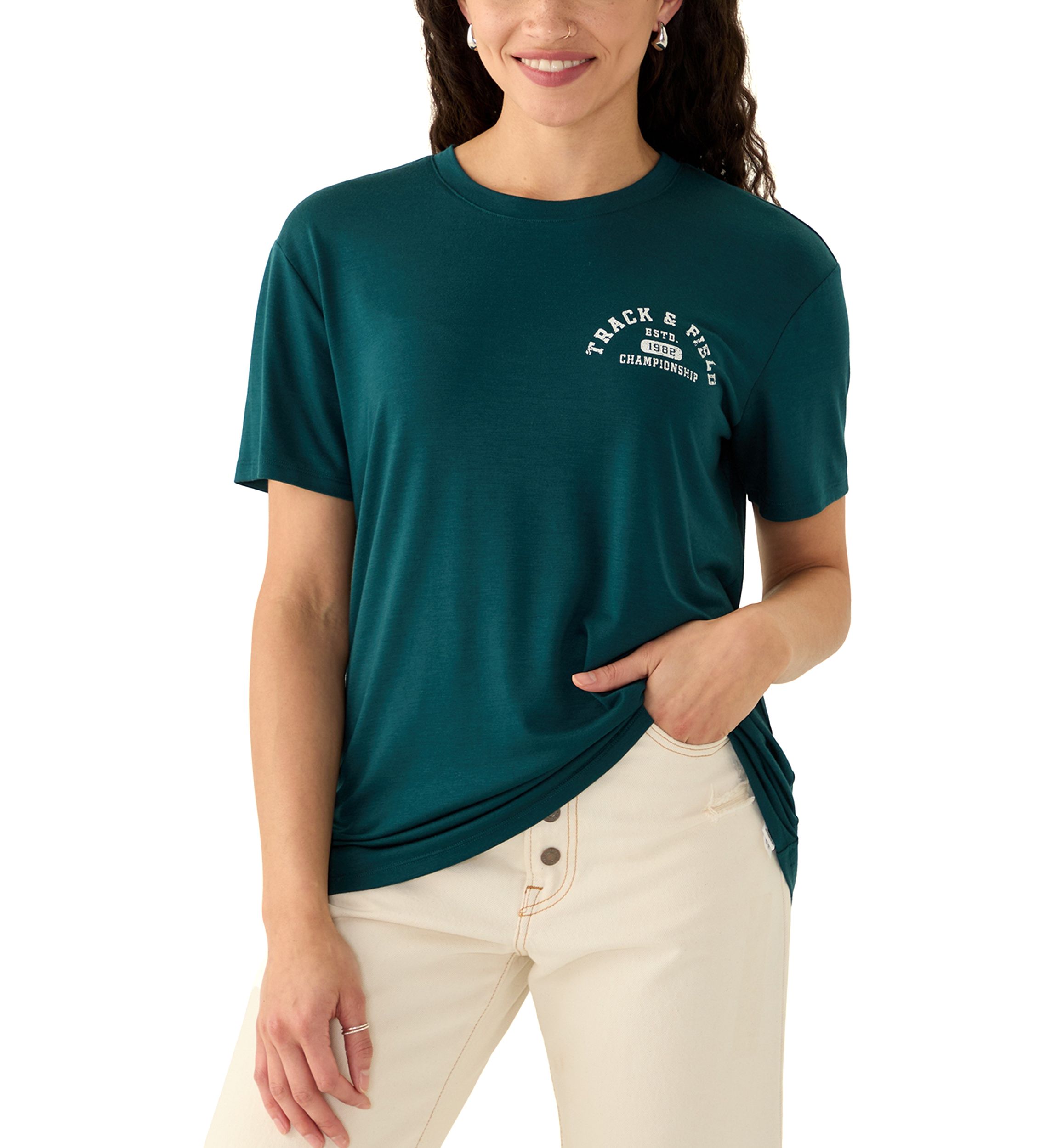 Womens Track Field Logo T-Shirt