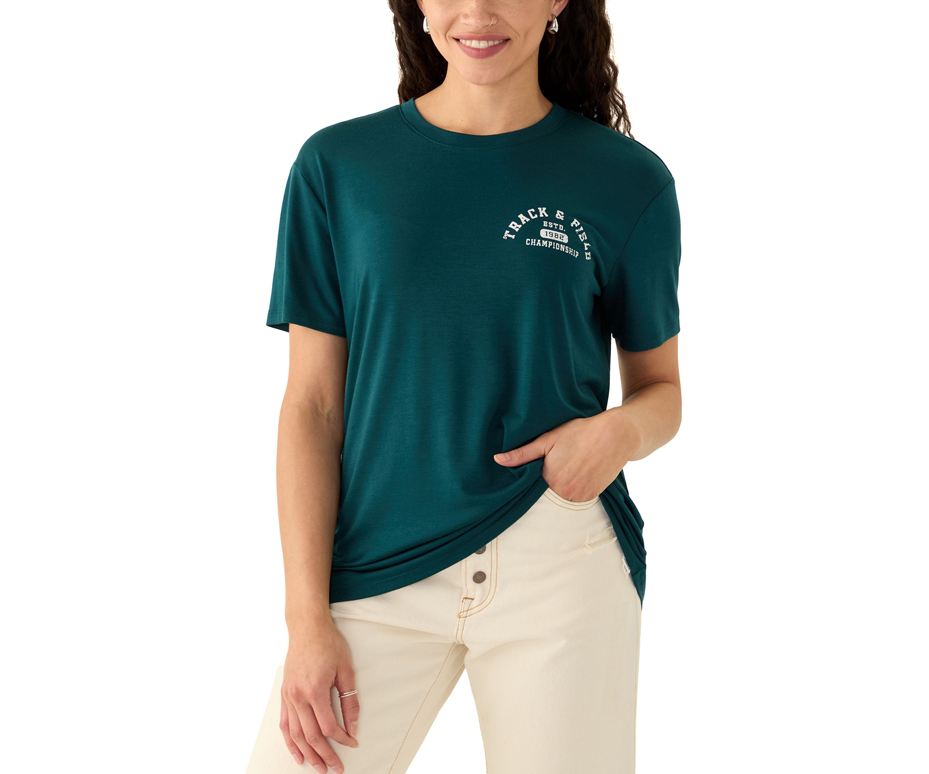 Womens Track Field Logo T-Shirt